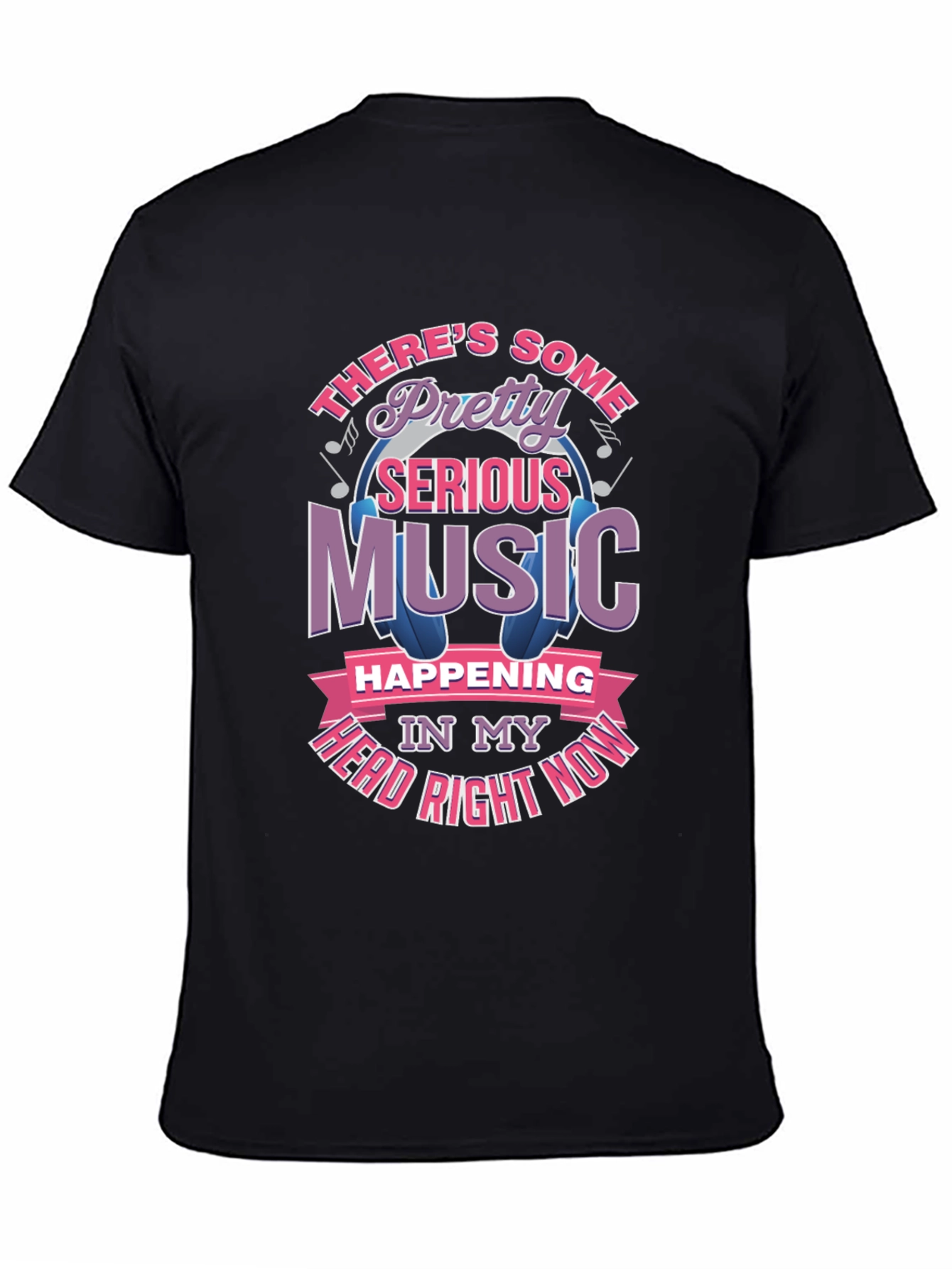 Music Head T-Shirt - Pretty Serious Sounds Tee