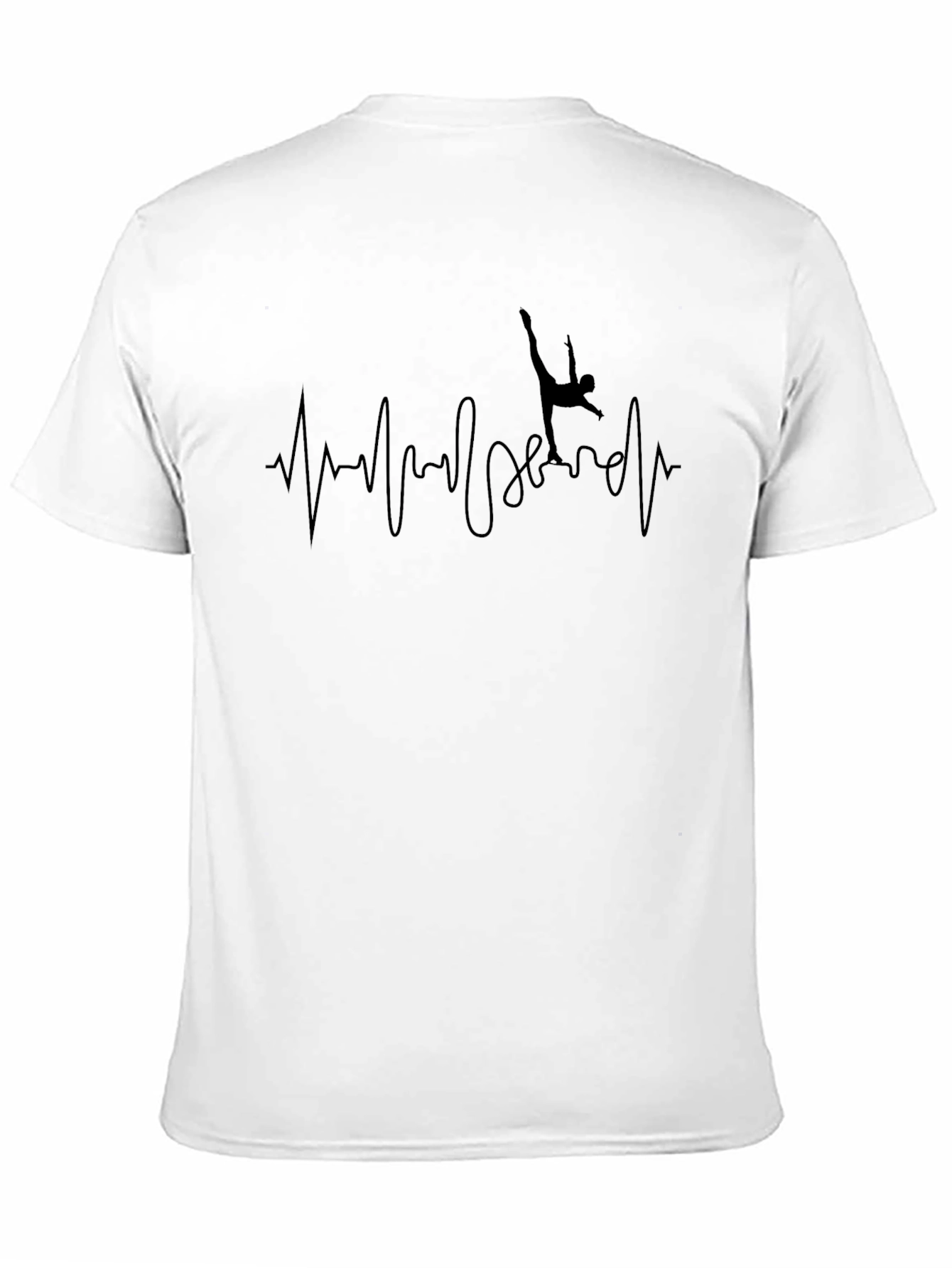 Gymnastics Heartbeat Black T-Shirt