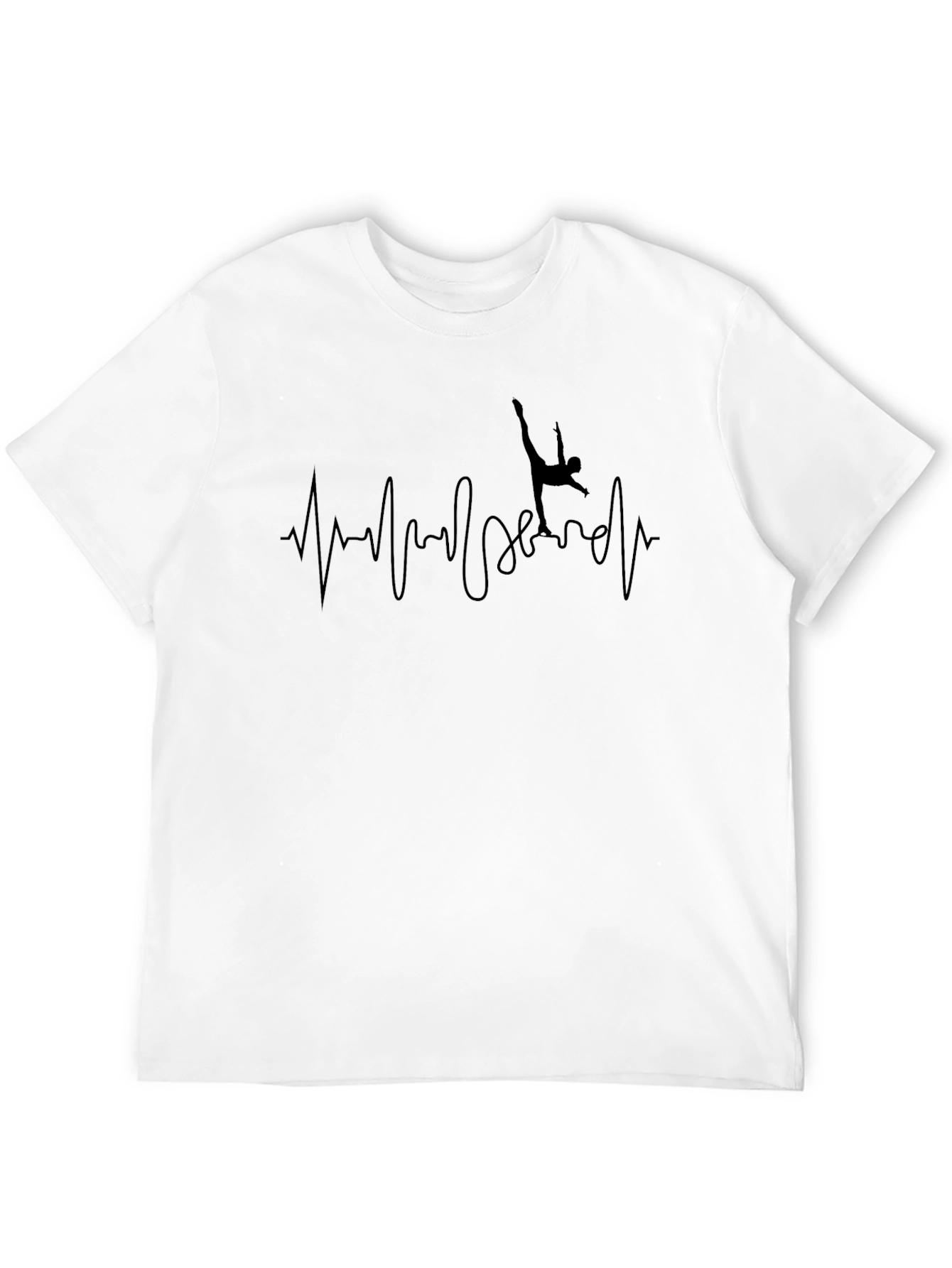 Gymnastics Heartbeat Black T-Shirt