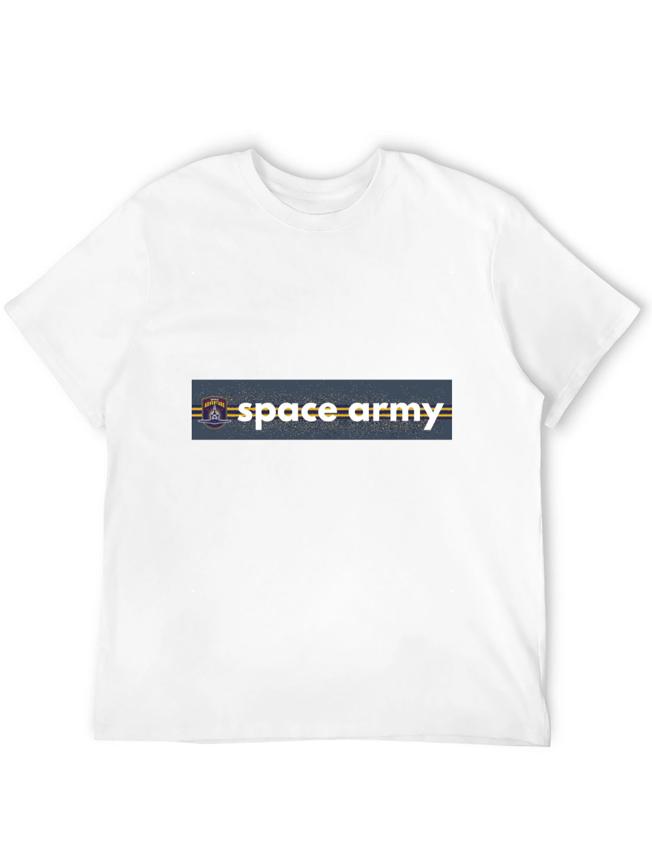 Space Army Graphic Black T-Shirt