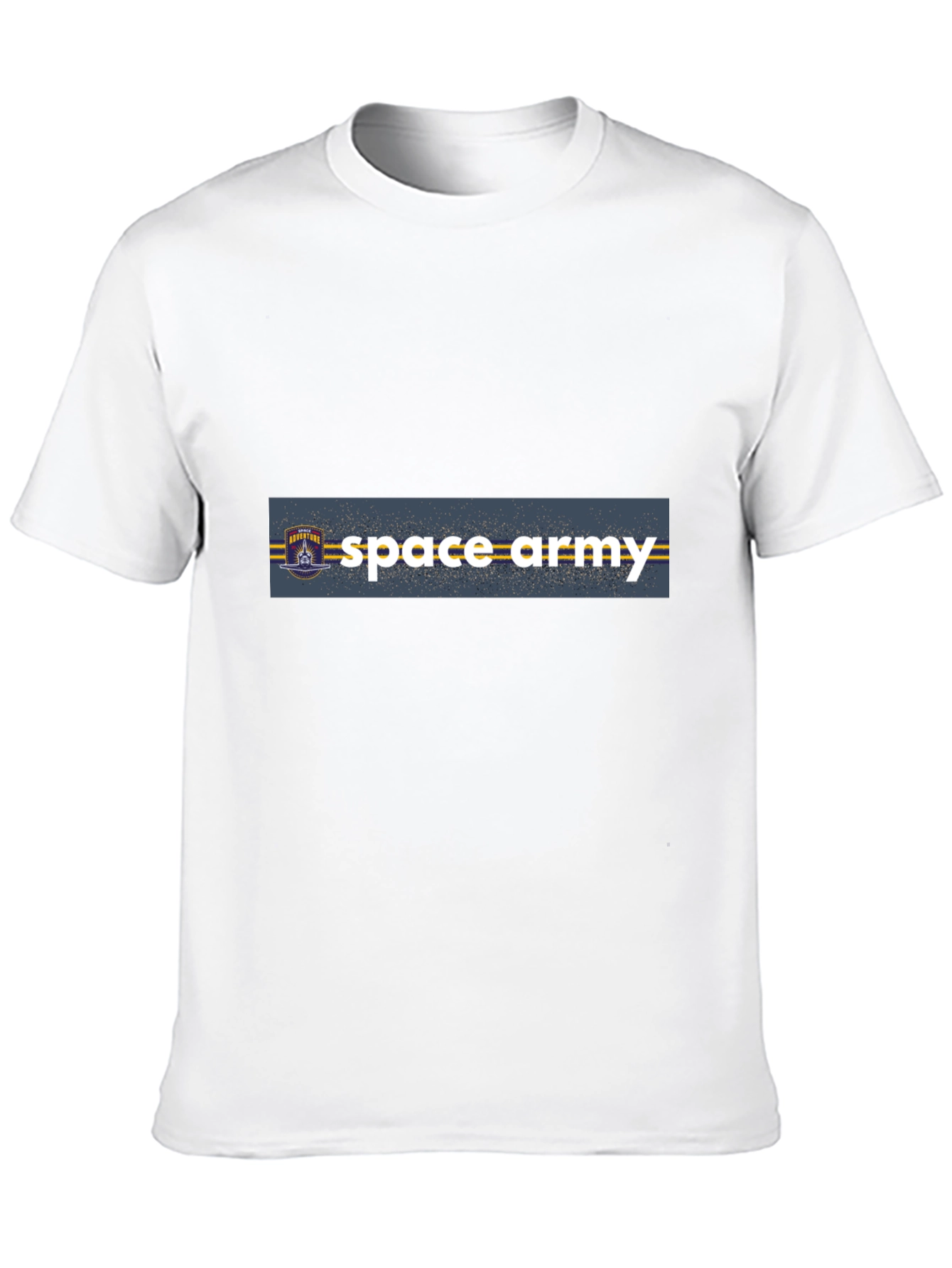 Space Army Graphic Black T-Shirt