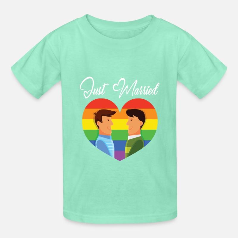 Husband Wife Gays Hugging Together Wedding Day