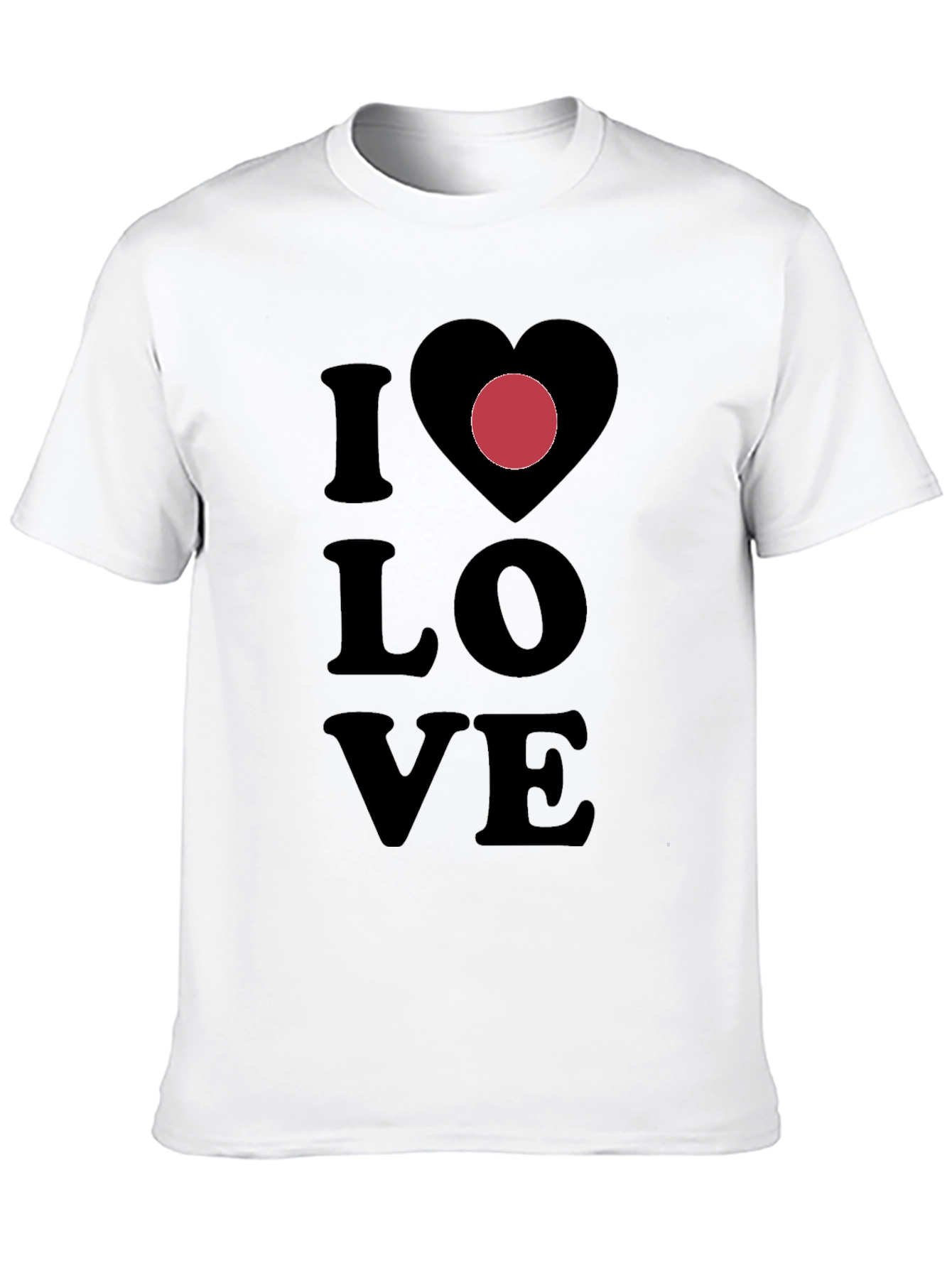 I Heart Love T-Shirt - Black