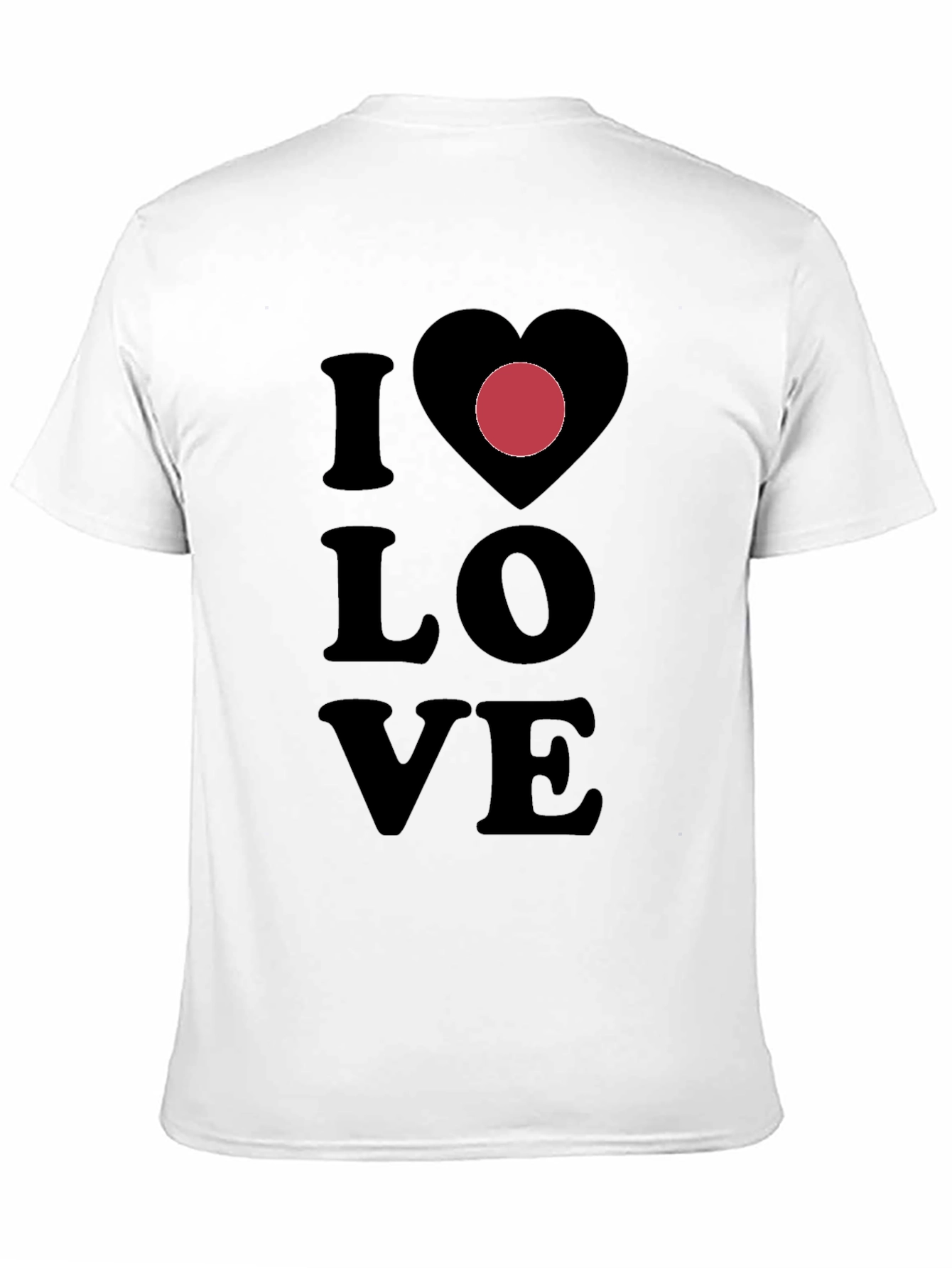 I Heart Love T-Shirt - Black