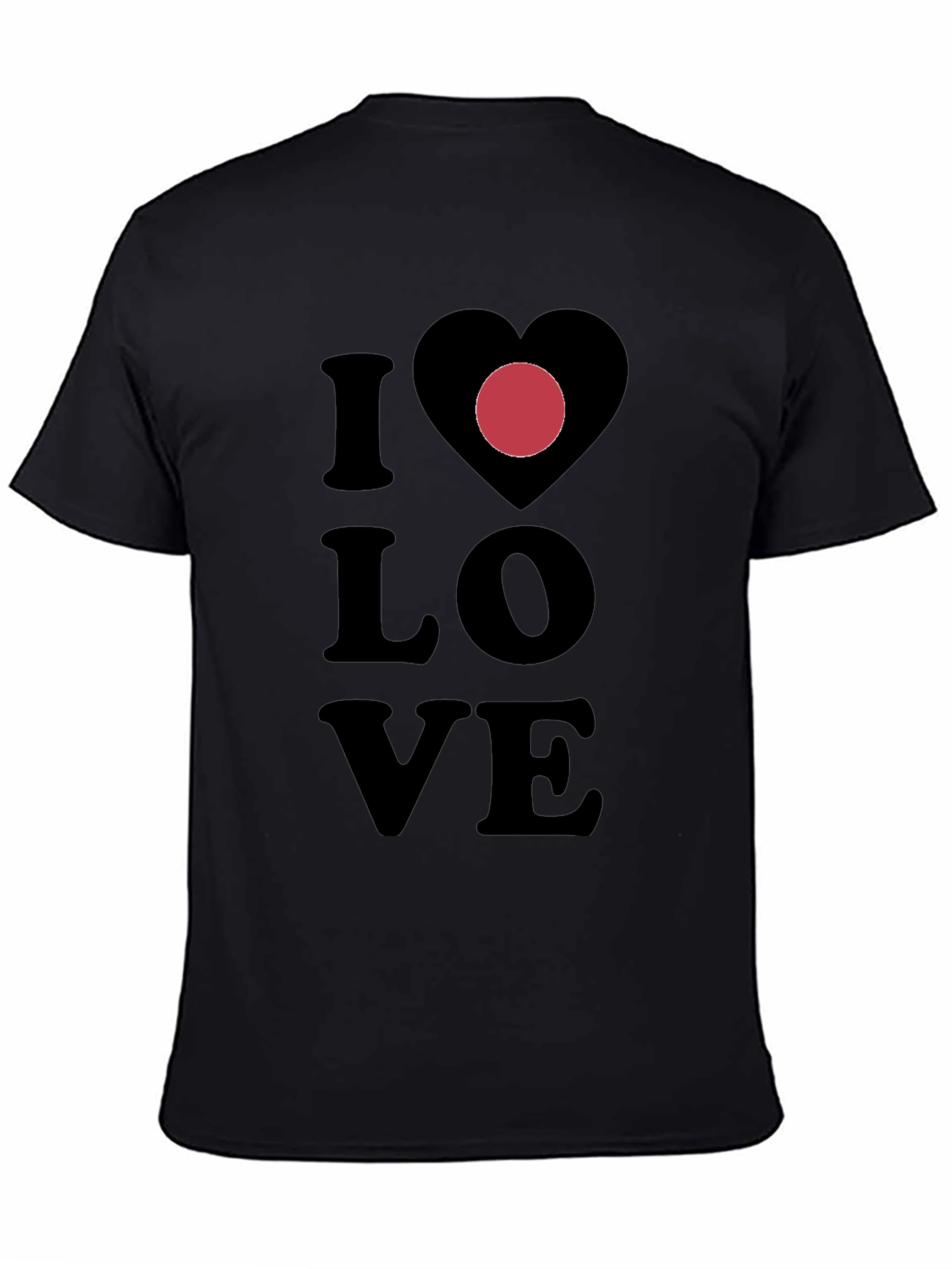 I Heart Love T-Shirt - Black