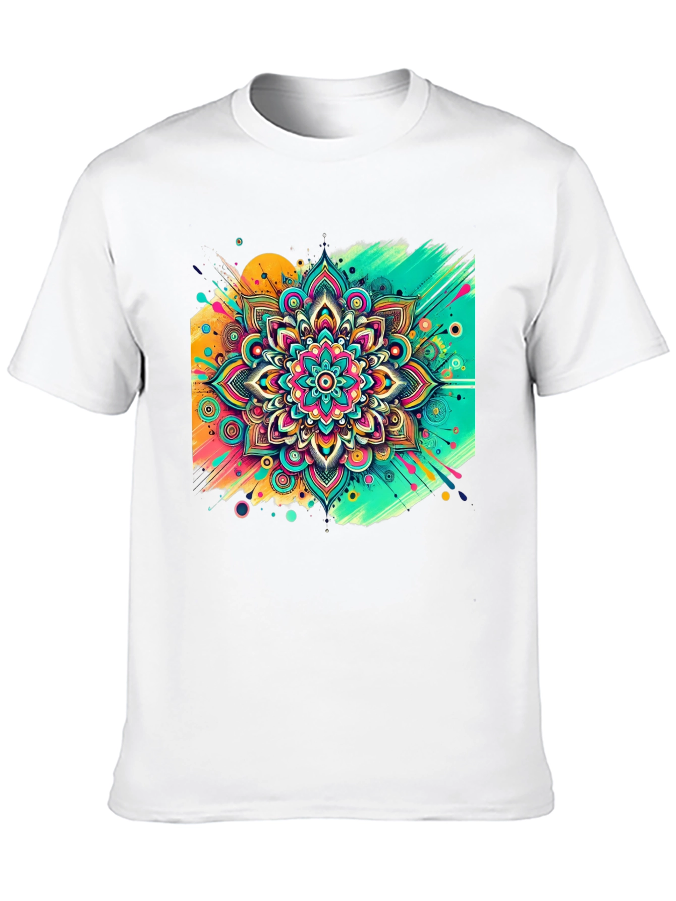 Vibrant Mandala Graphic Tee