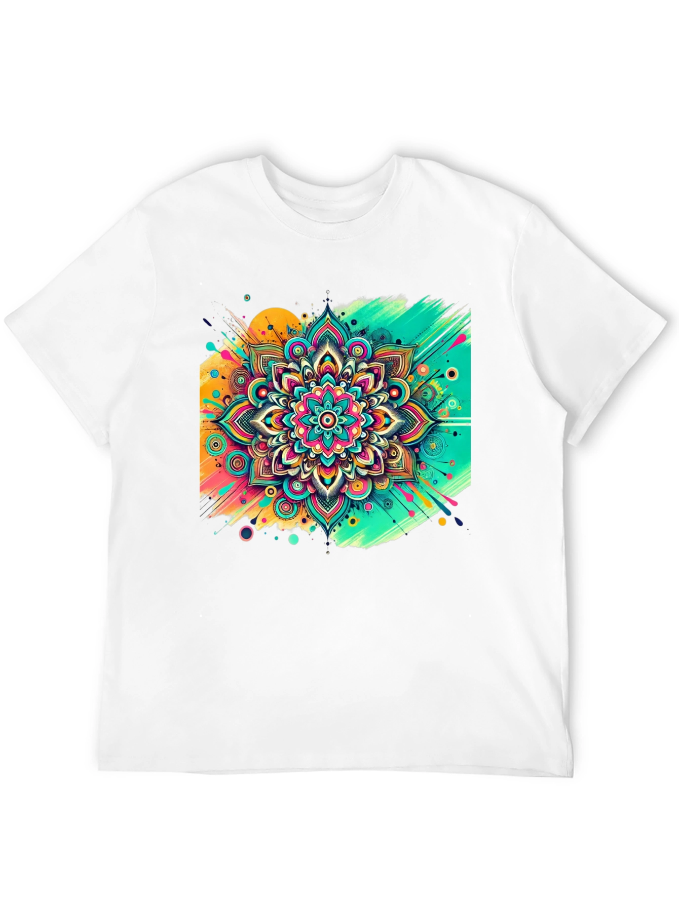Vibrant Mandala Graphic Tee