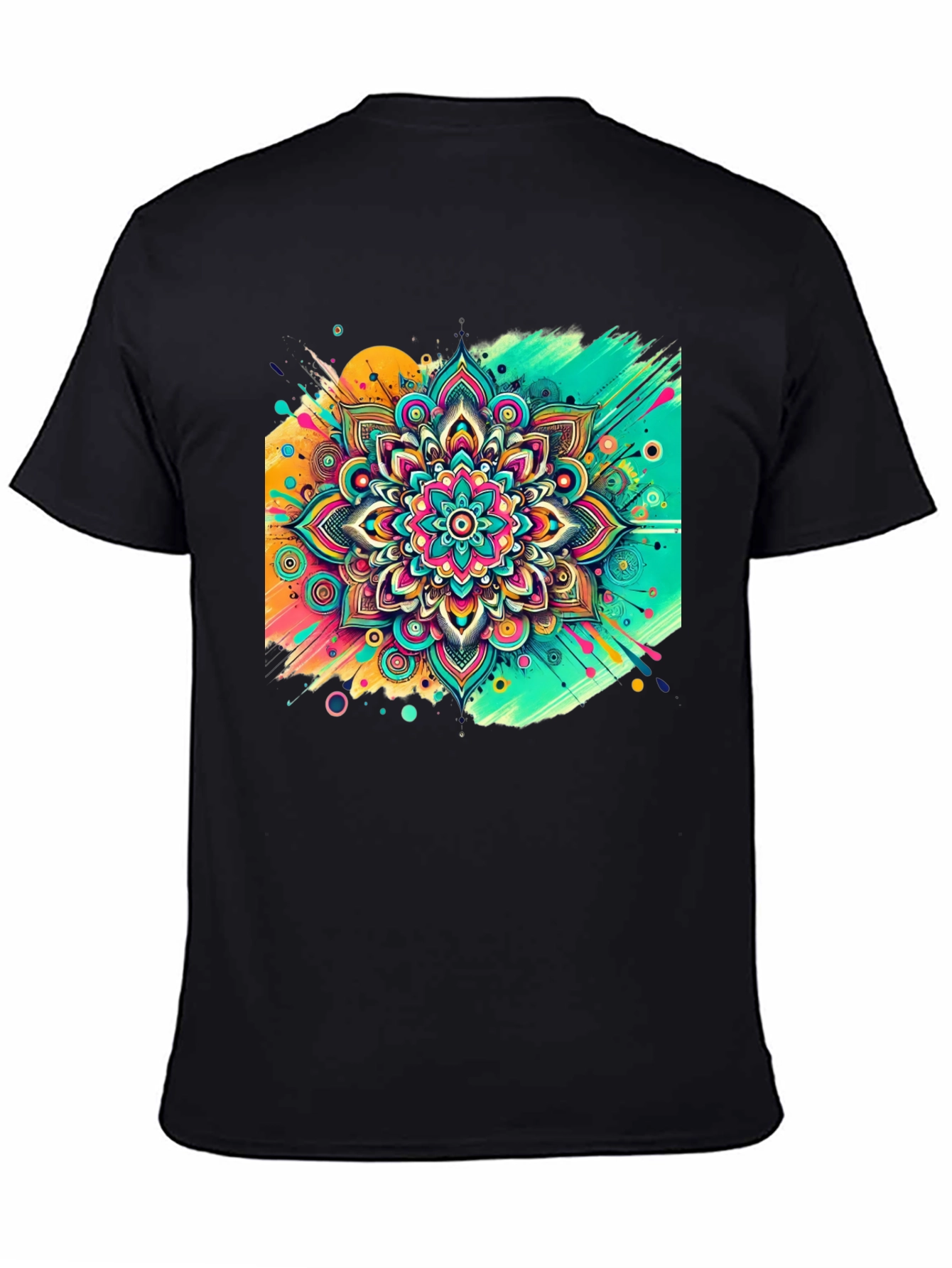 Vibrant Mandala Graphic Tee