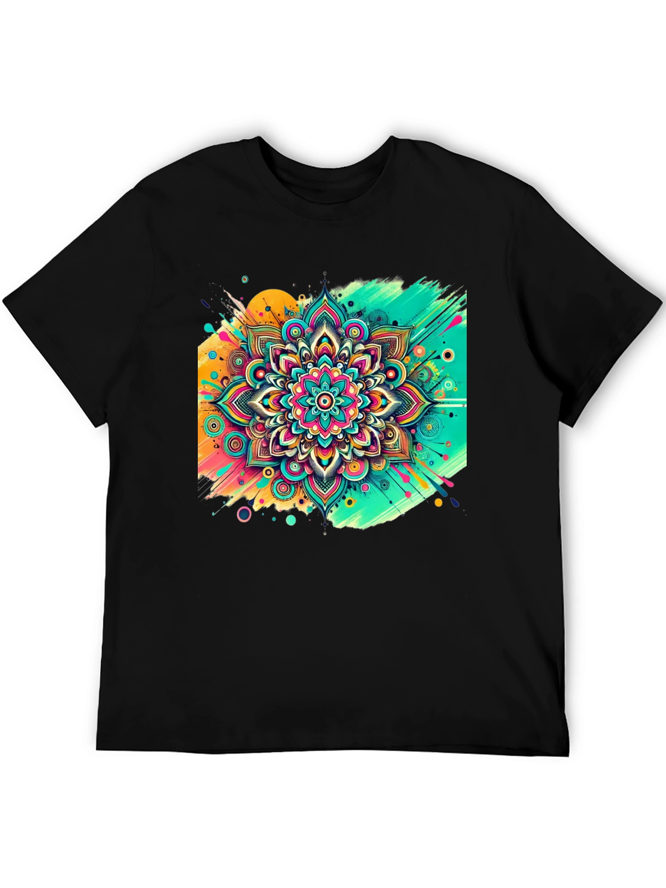 Vibrant Mandala Graphic Tee