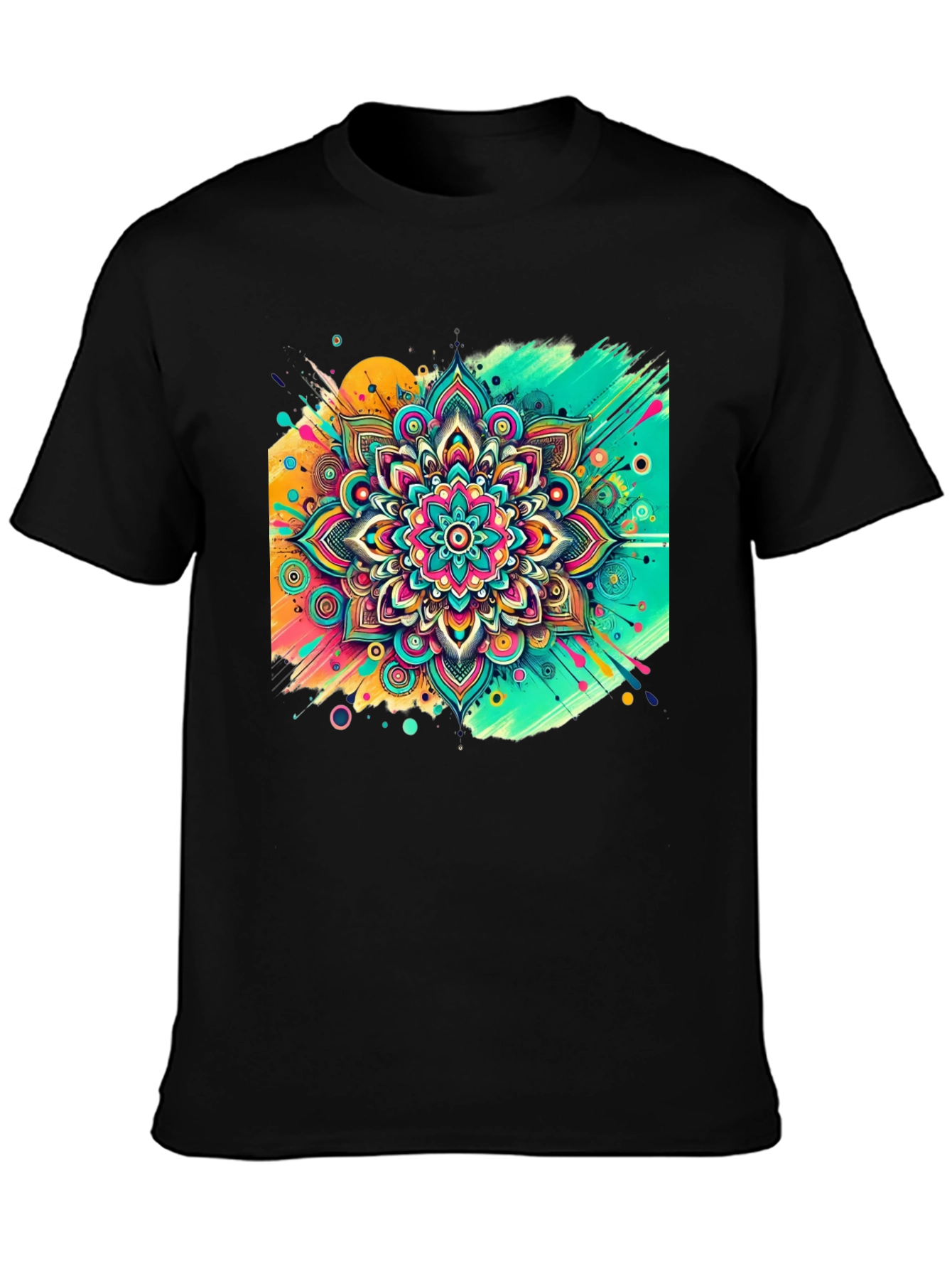 Vibrant Mandala Graphic Tee