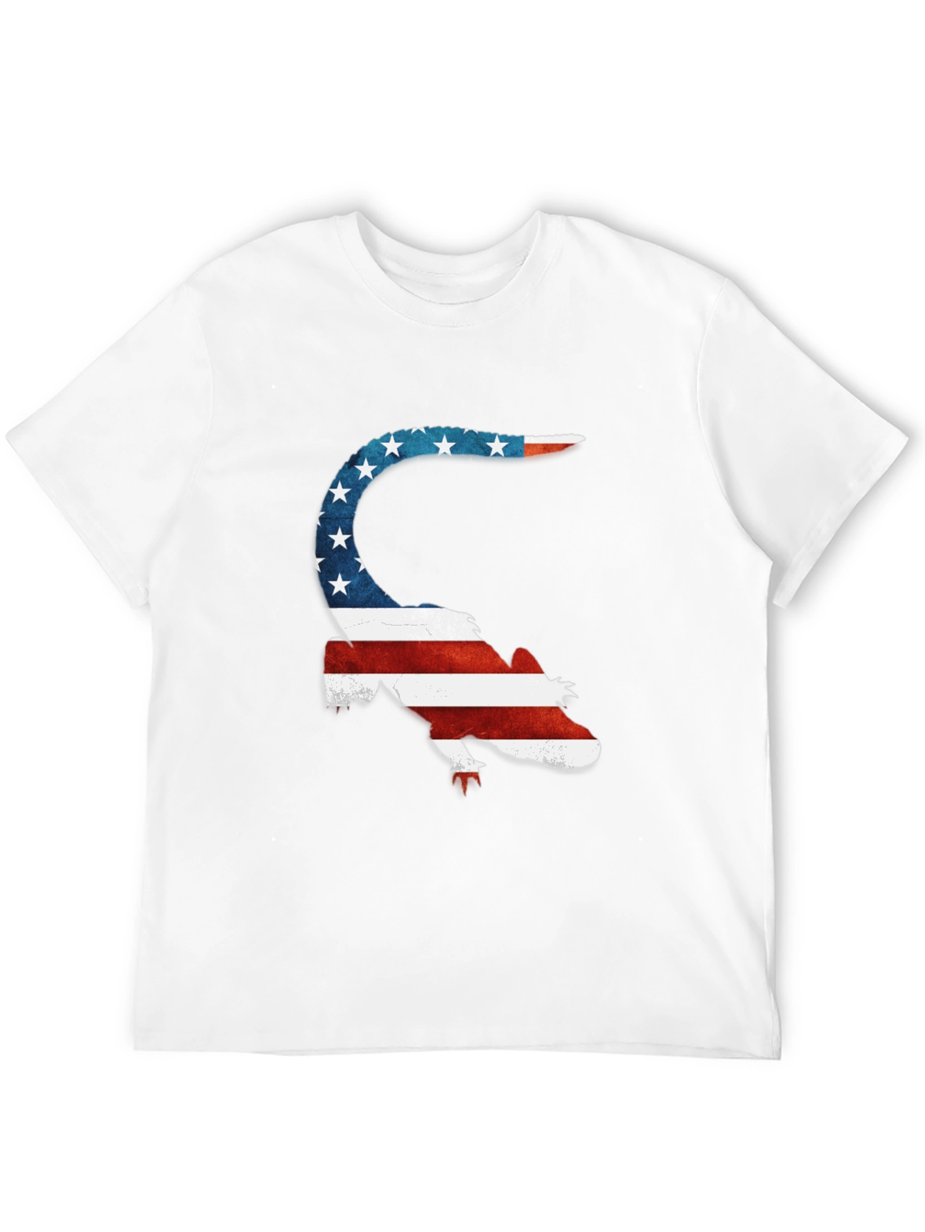 Patriotic Lizard Tee - USA Flag Graphic T-Shirt