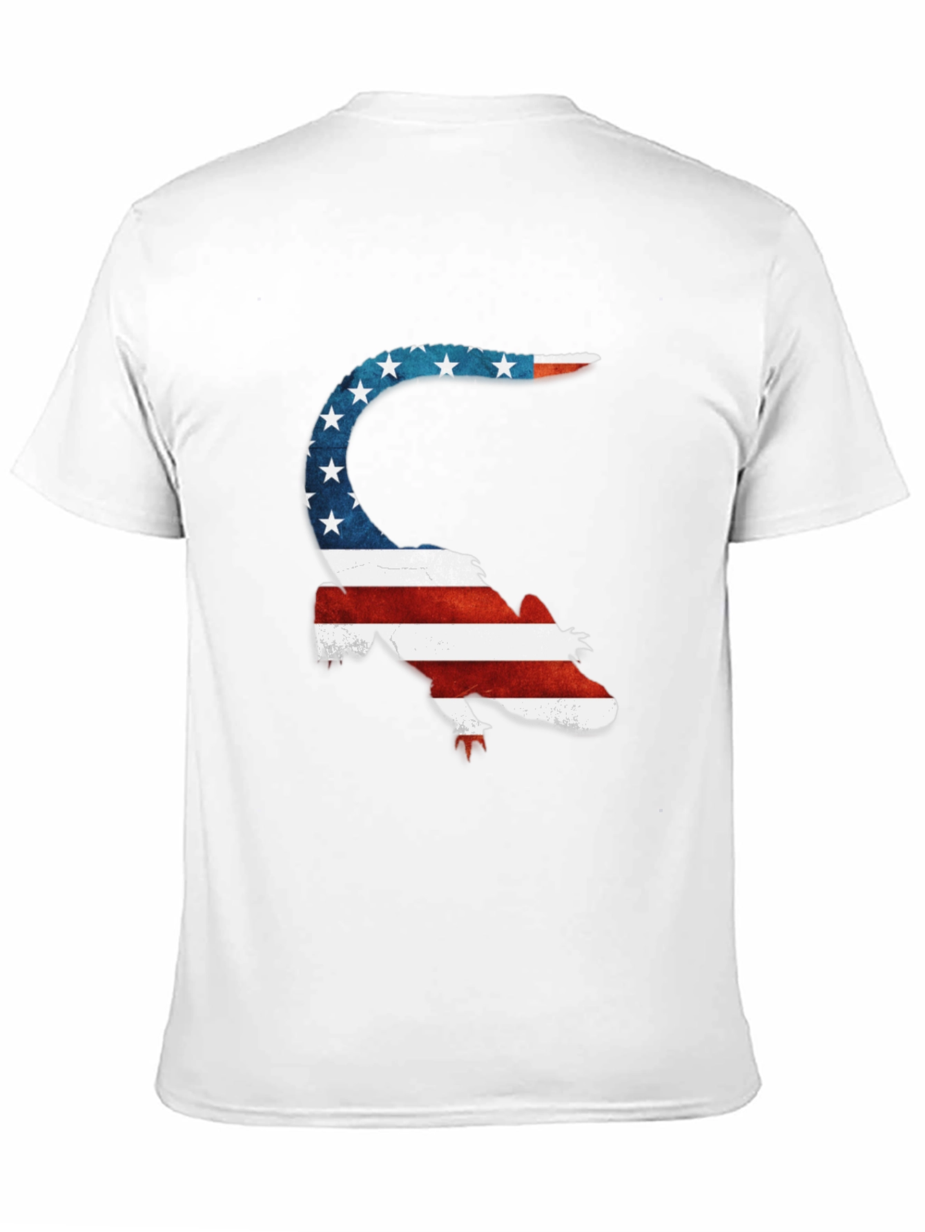 Patriotic Lizard Tee - USA Flag Graphic T-Shirt