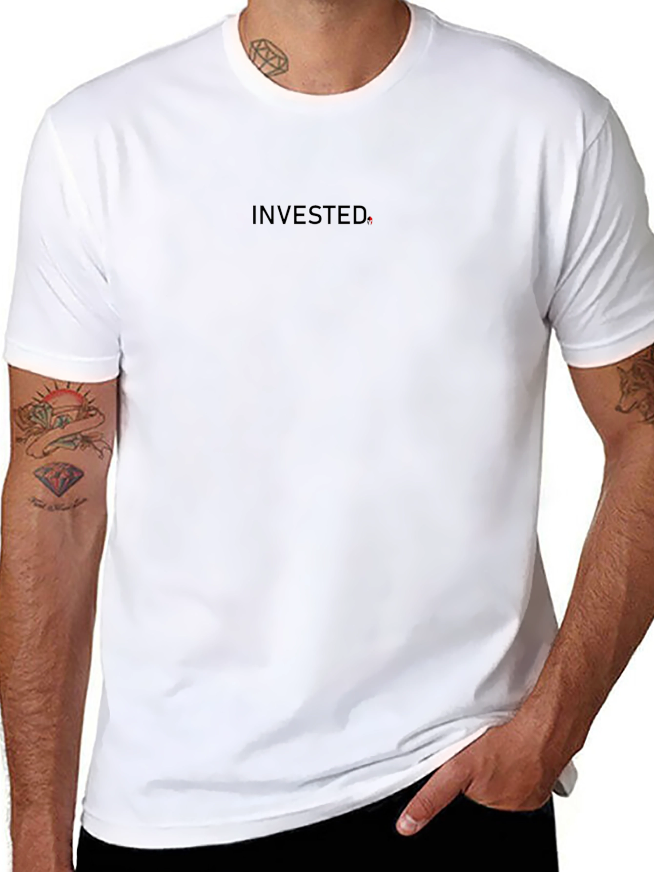 Invested Premium Black T-Shirt