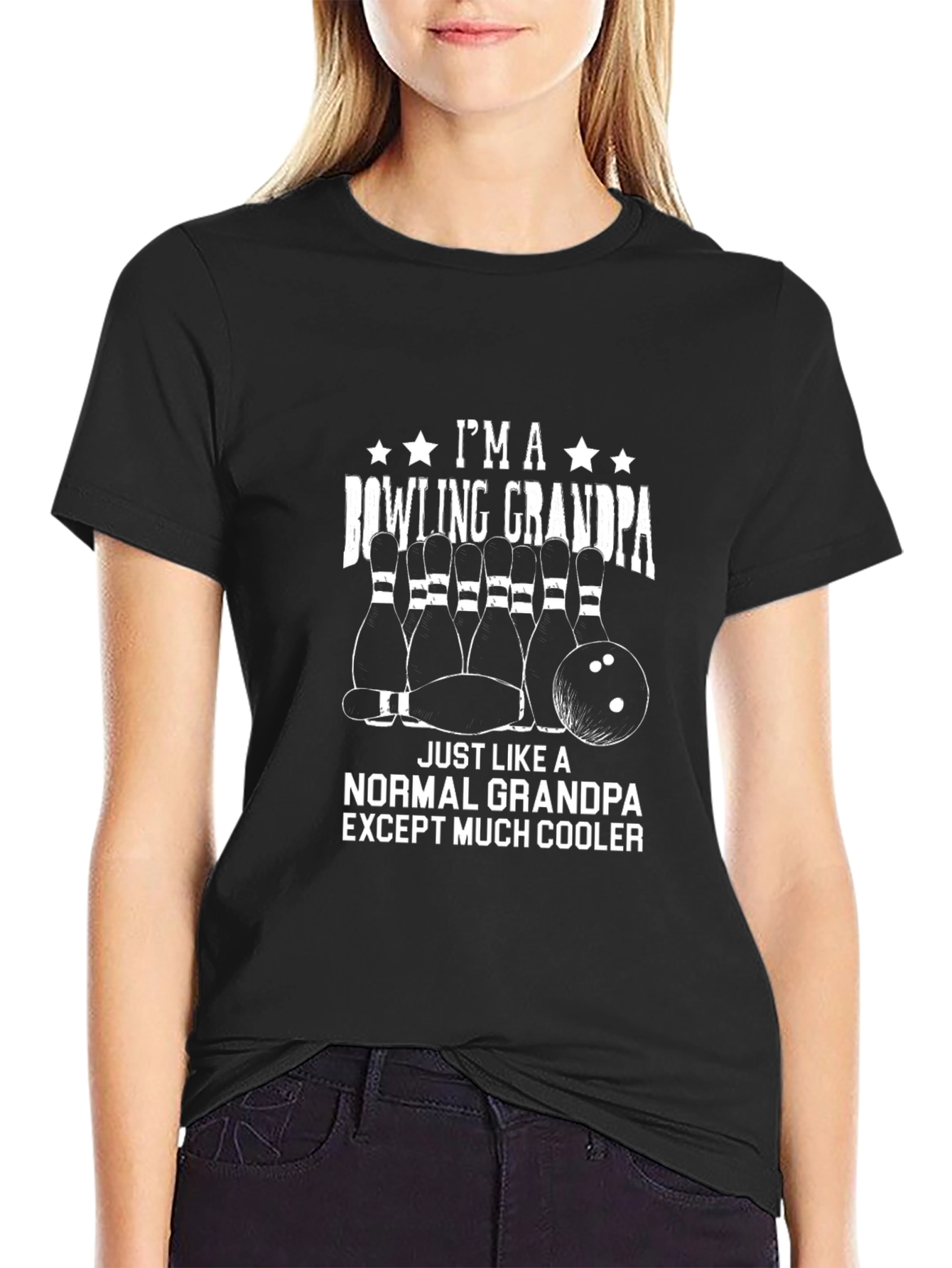 Bowling Grandpa T-Shirt - Cool Grandpa Tee