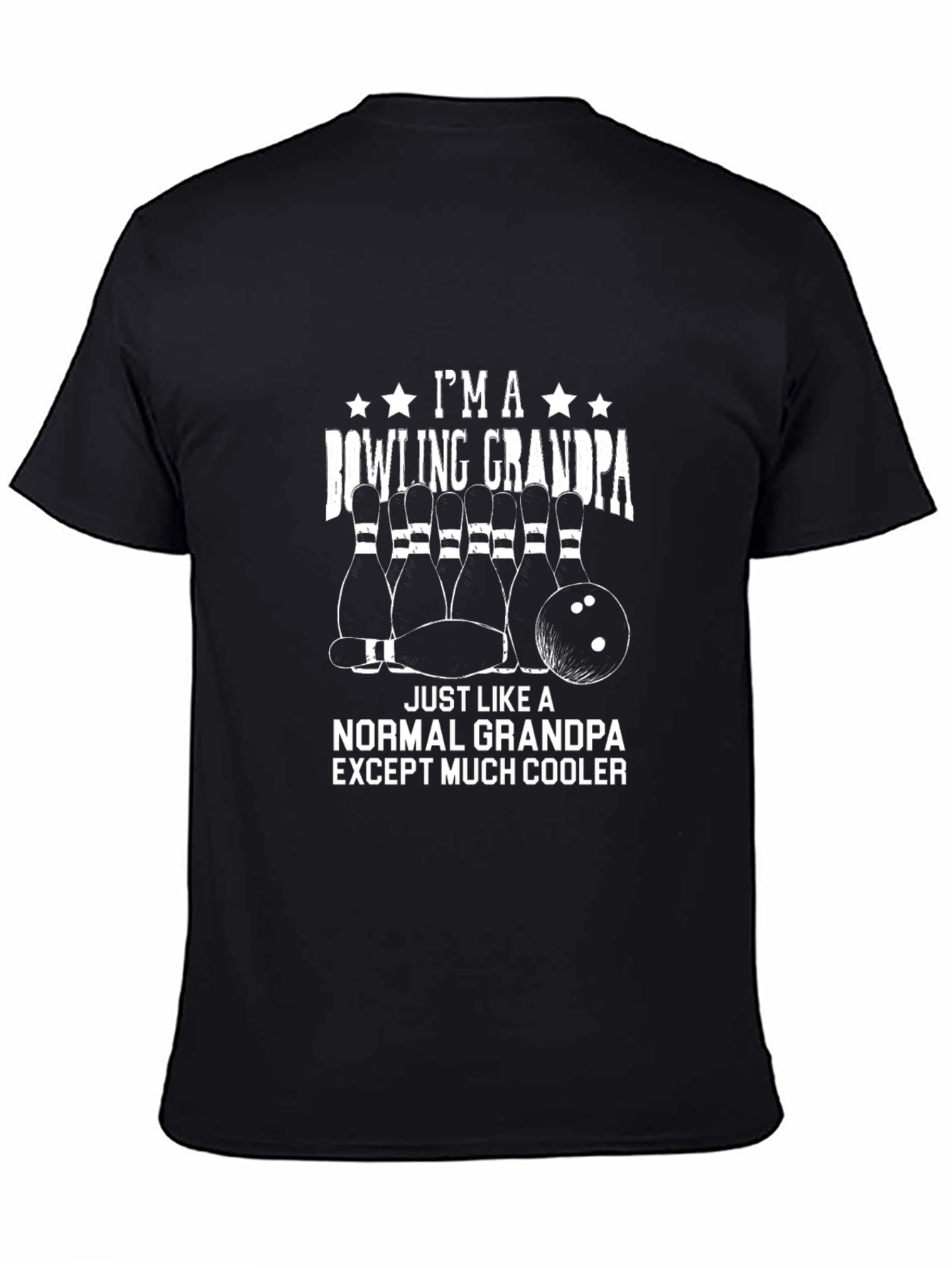 Bowling Grandpa T-Shirt - Cool Grandpa Tee
