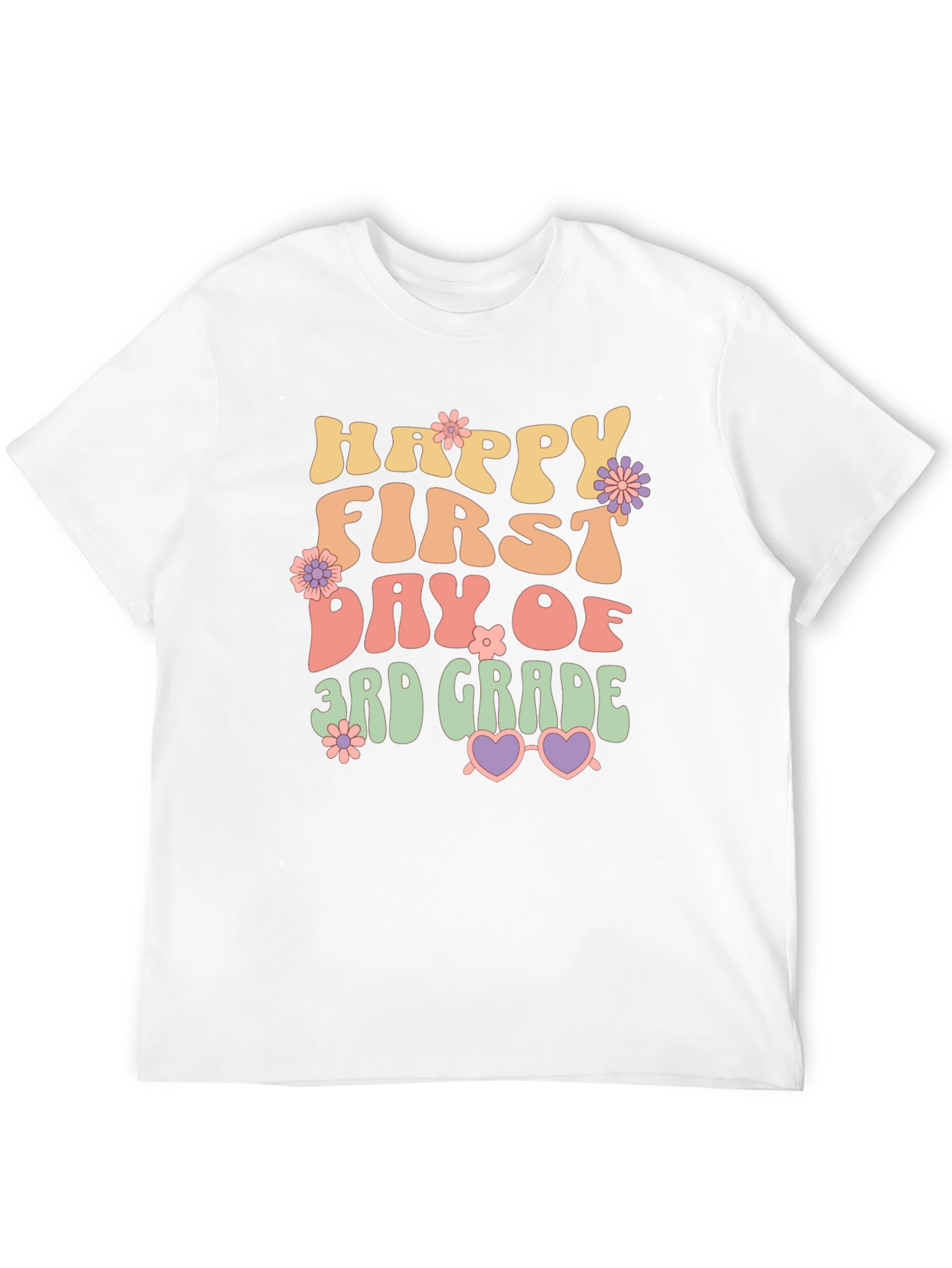 Happy First Day of 3rd Grade Graphic Tee