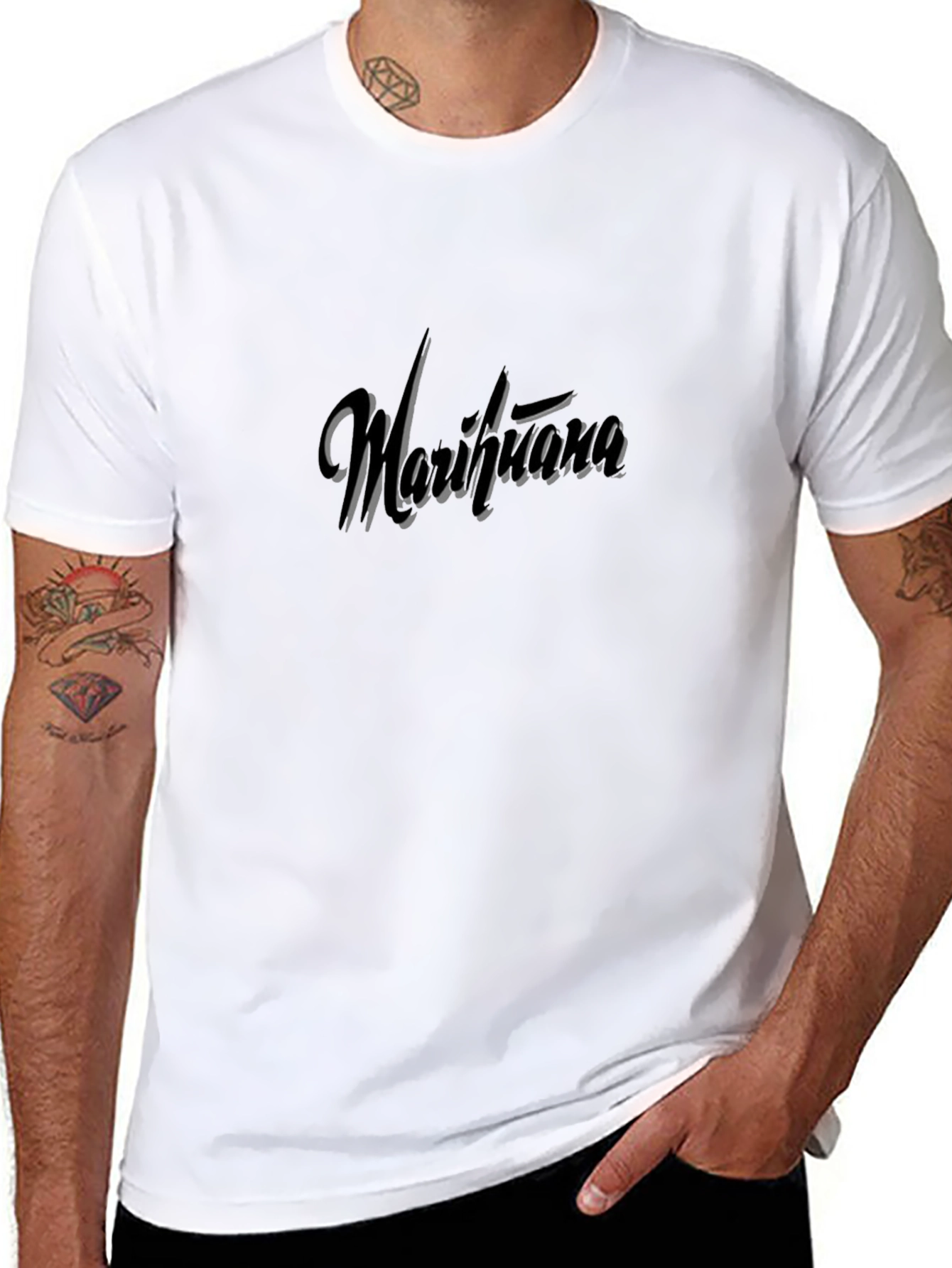 Black Montana Script Graphic T-Shirt