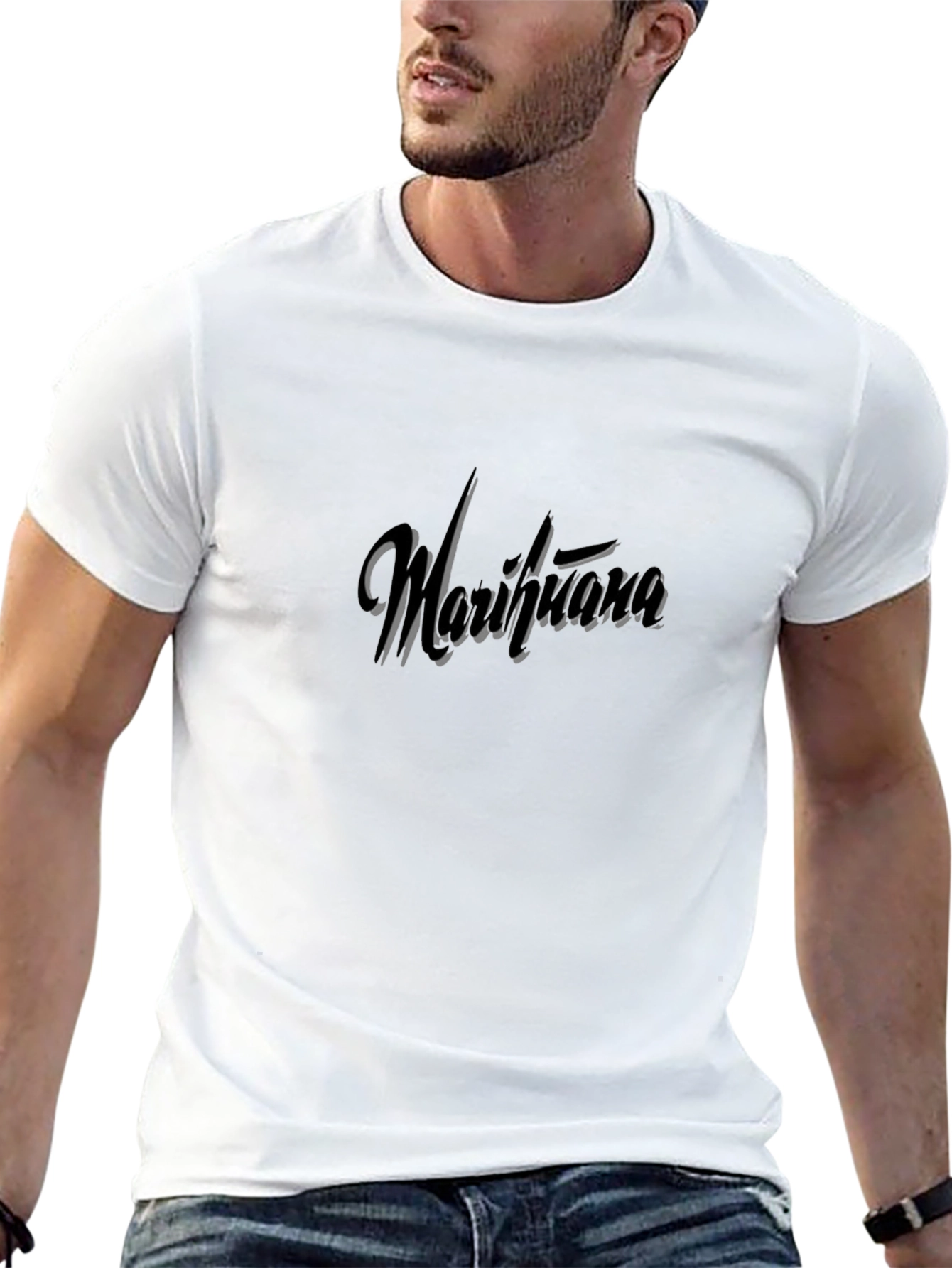 Black Montana Script Graphic T-Shirt