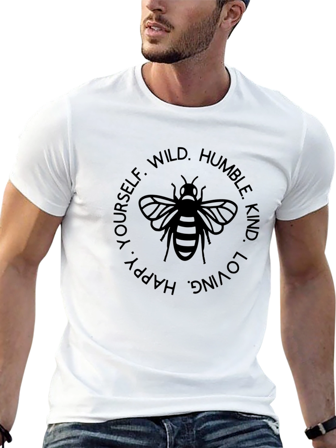 Bee Yourself Graphic T-Shirt - Humble Kind Loving Tee