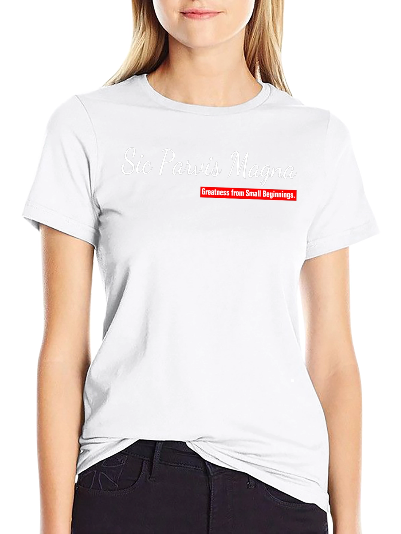 Sic Parvis Magna T-Shirt - Greatness From Small Beginnings