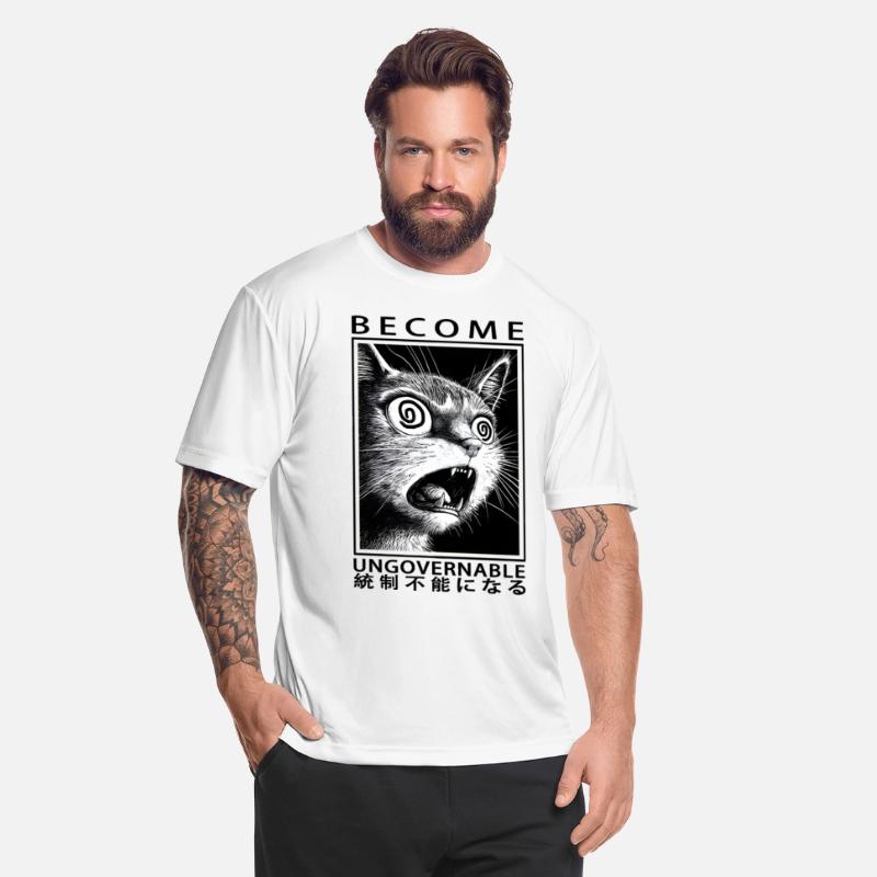 Hypnotic Cat Expression Illustration