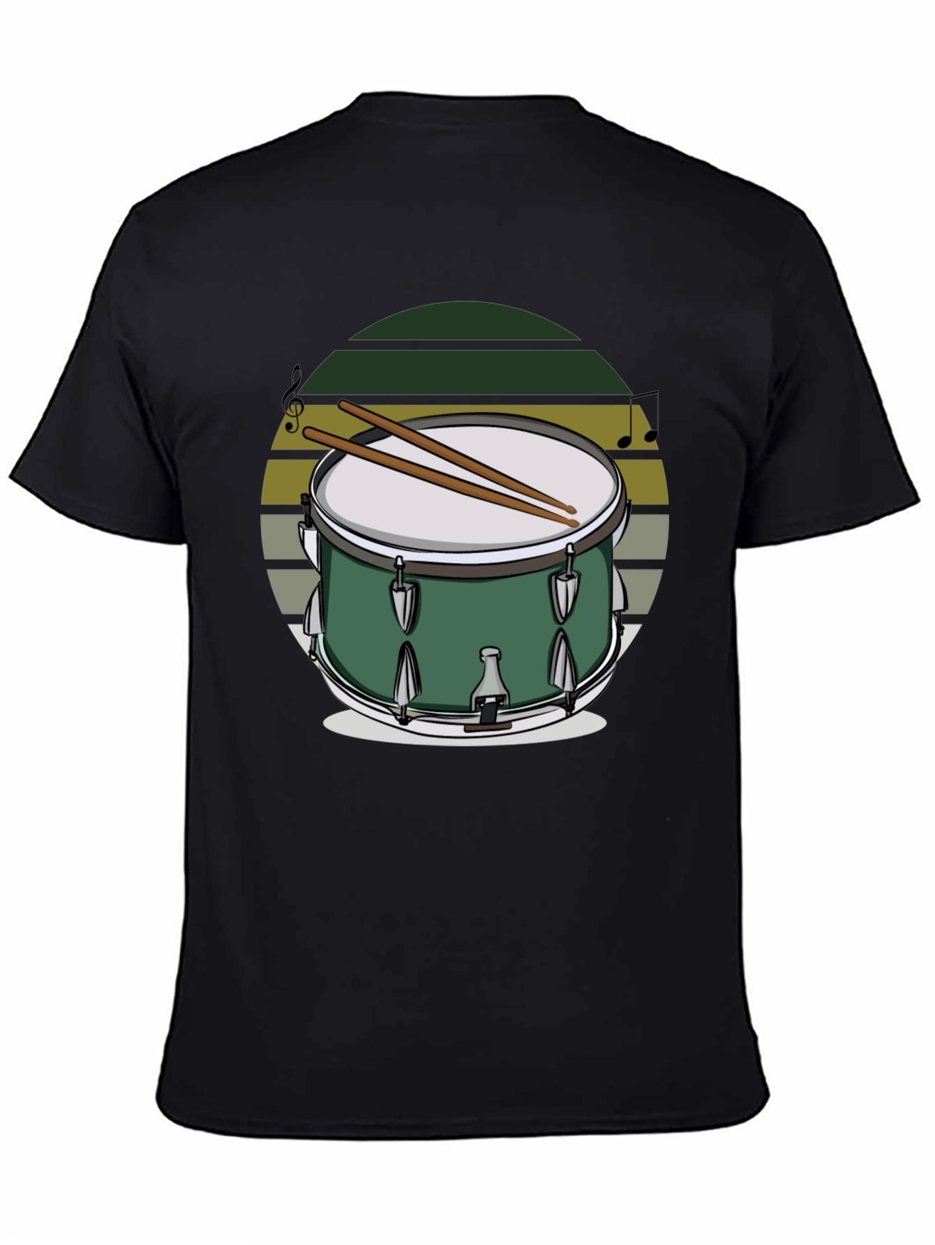 Drum Set Graphic T-Shirt - Music Lover Tee