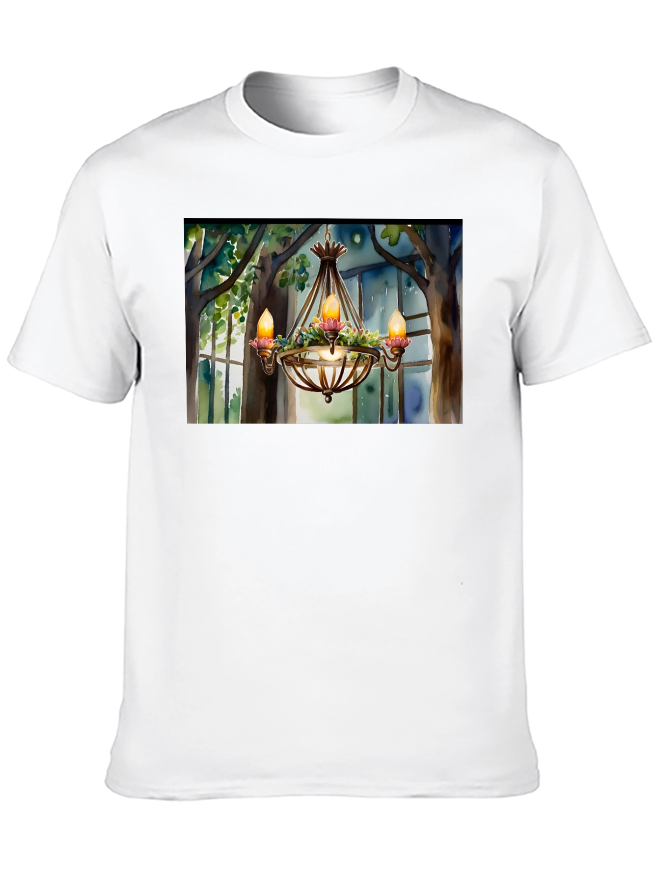 Chandelier T-Shirt - Elegant Design