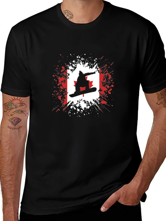 Canadian Snowboarder Graphic Tee
