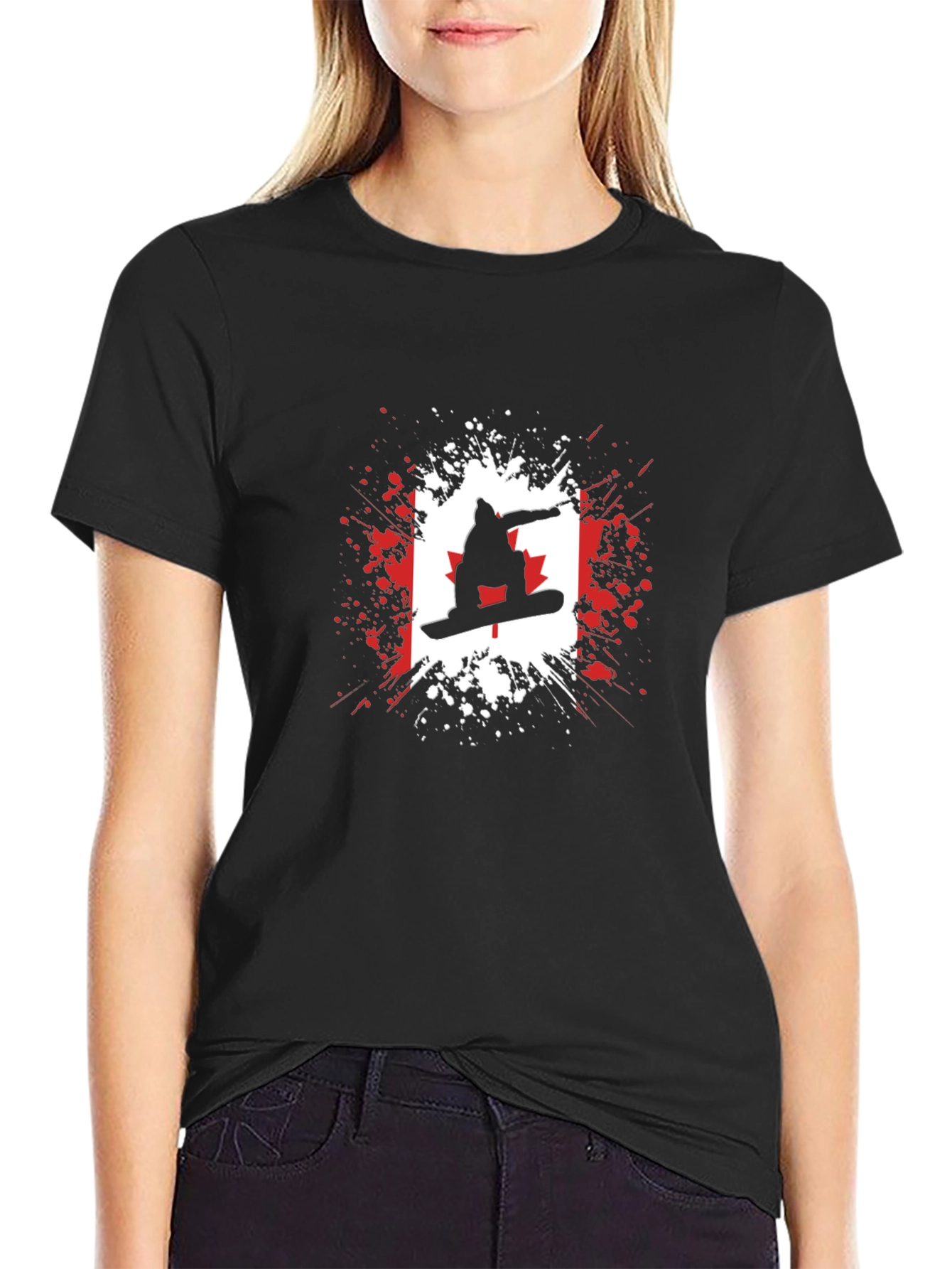 Canadian Snowboarder Graphic Tee