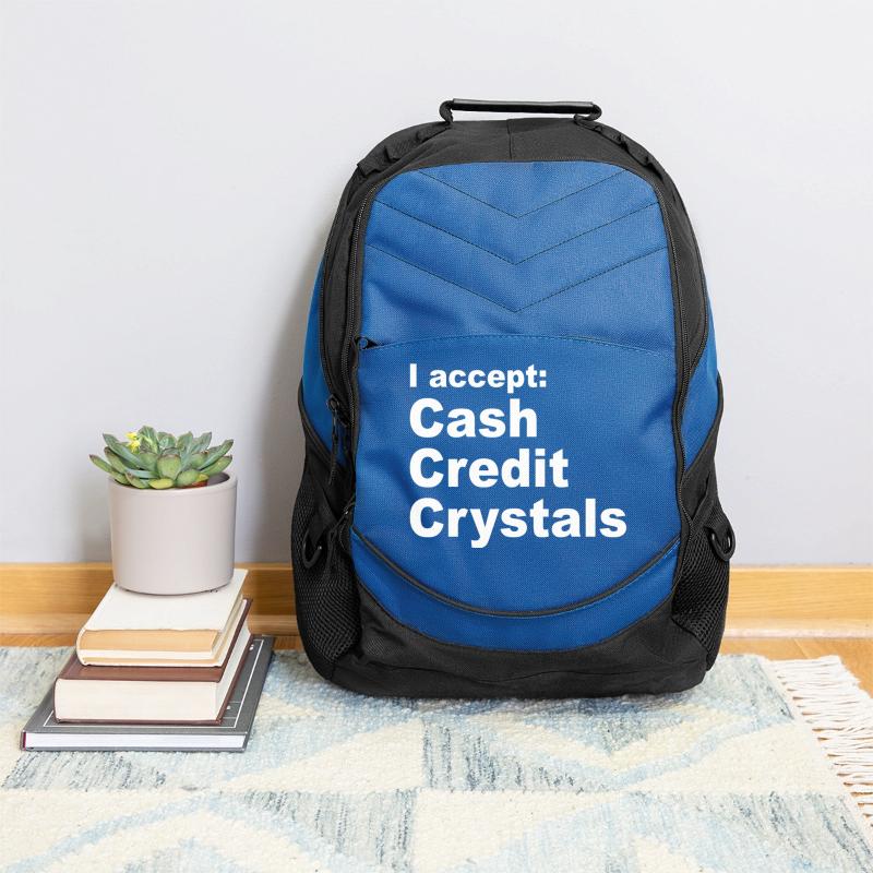 I accept: Cash Credit Crystals