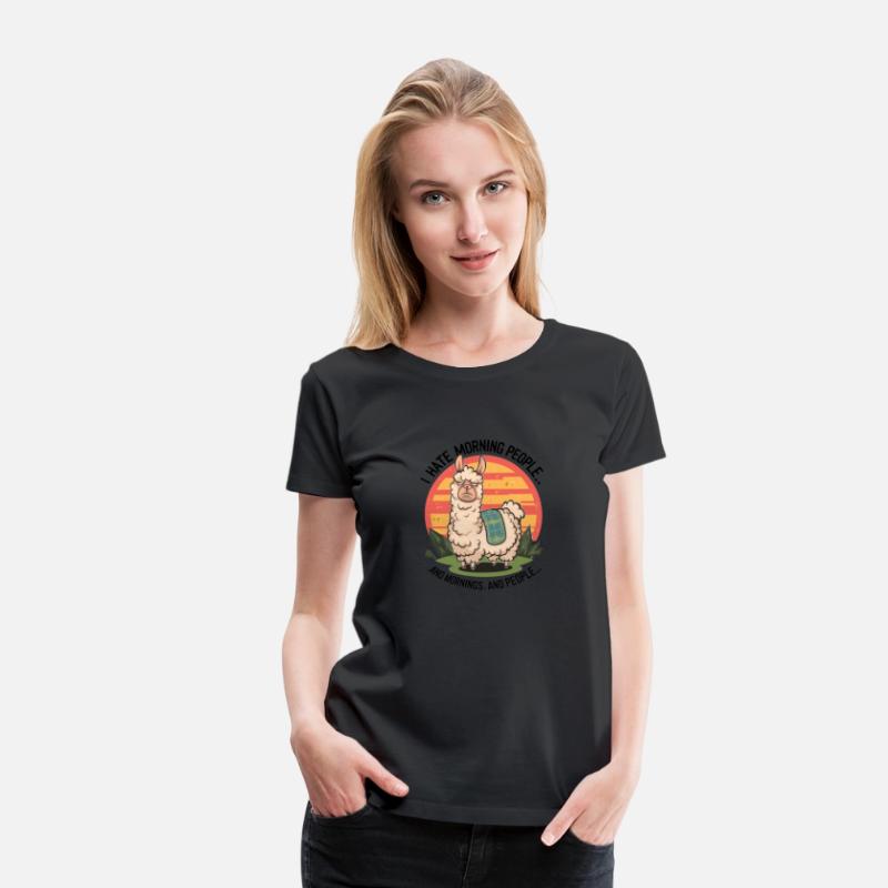 I HATE MORNING PEOPLE FUNNYF-SHIRT FOR MENS