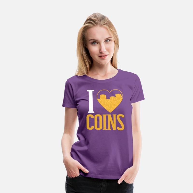 I Love Coin Collector Numismatist Coin Collecting