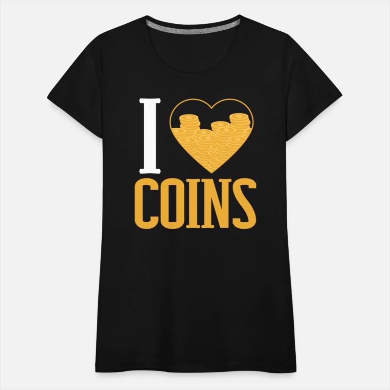 I Love Coin Collector Numismatist Coin Collecting