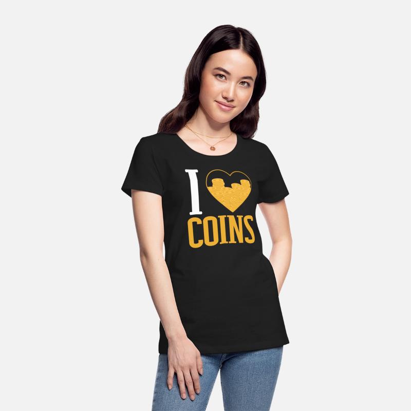 I Love Coin Collector Numismatist Coin Collecting