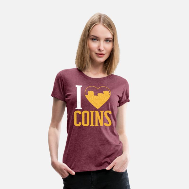 I Love Coin Collector Numismatist Coin Collecting