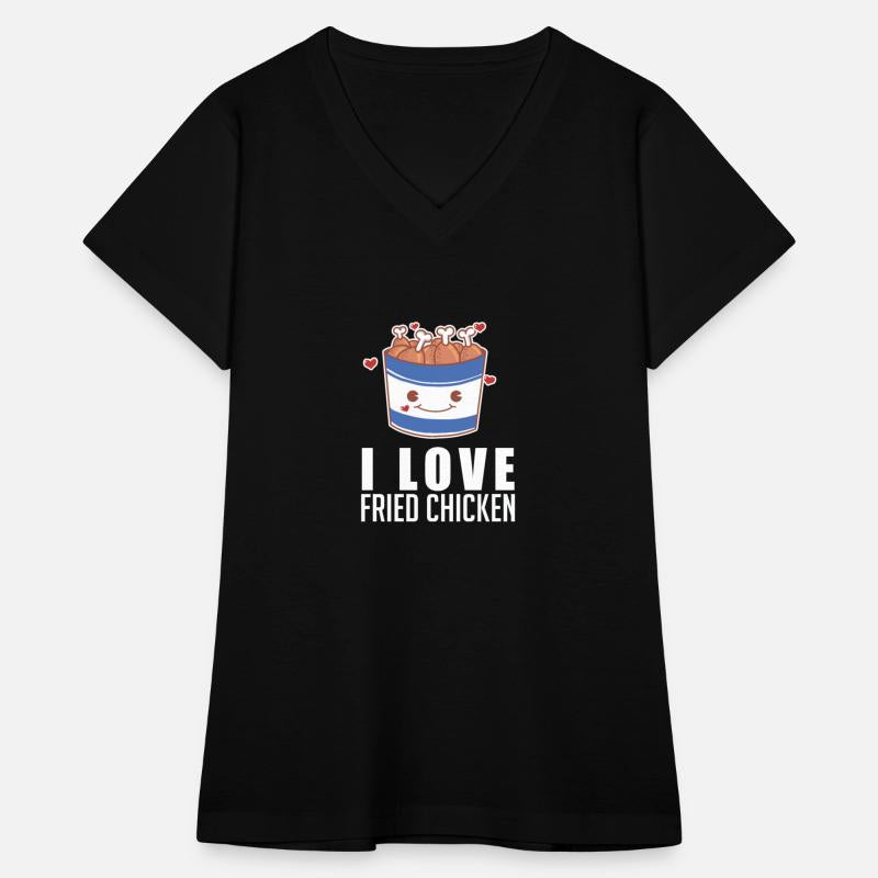 I Love Fried Chicken Crips Drumstick Bucket Funny