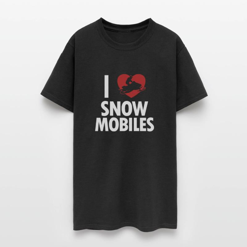 I love Snowmobiles Snowbike Snowmachining