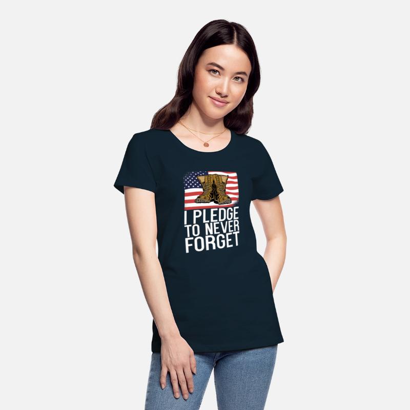 I Pledge To Never Forget Soldier Shoes