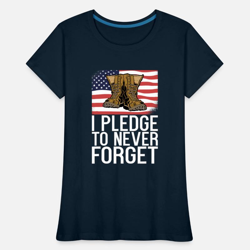 I Pledge To Never Forget Soldier Shoes