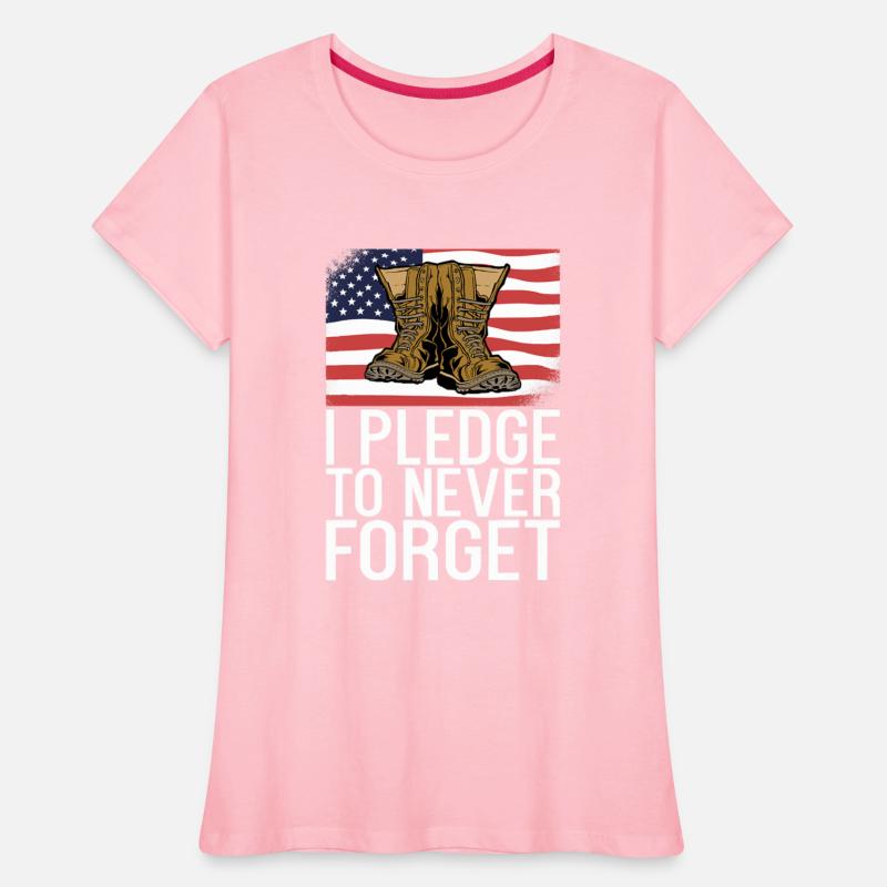 I Pledge To Never Forget Soldier Shoes