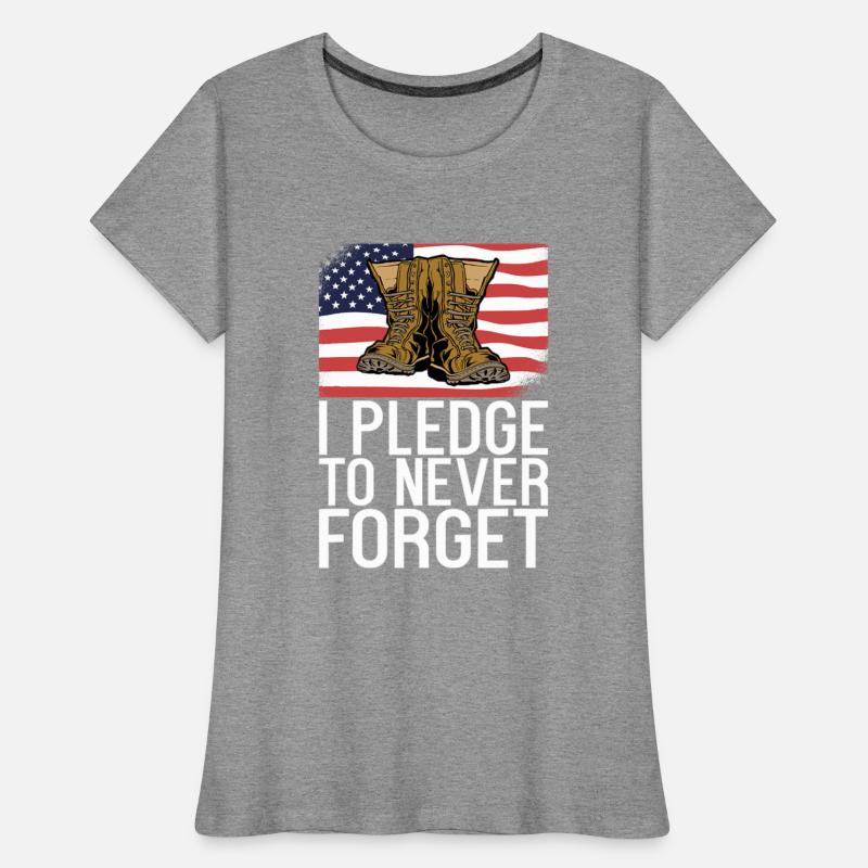 I Pledge To Never Forget Soldier Shoes