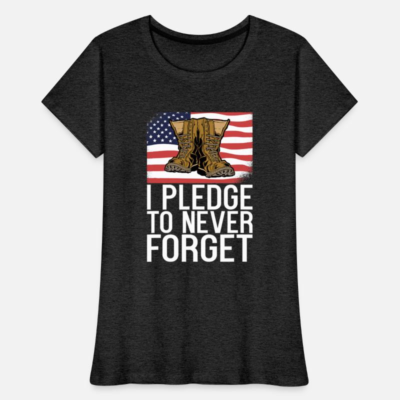 I Pledge To Never Forget Soldier Shoes