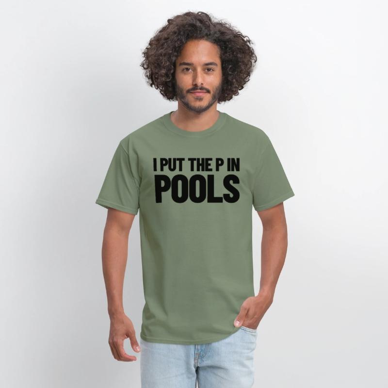 I Put The P In Pools Swimming Humor I Pee In Pools