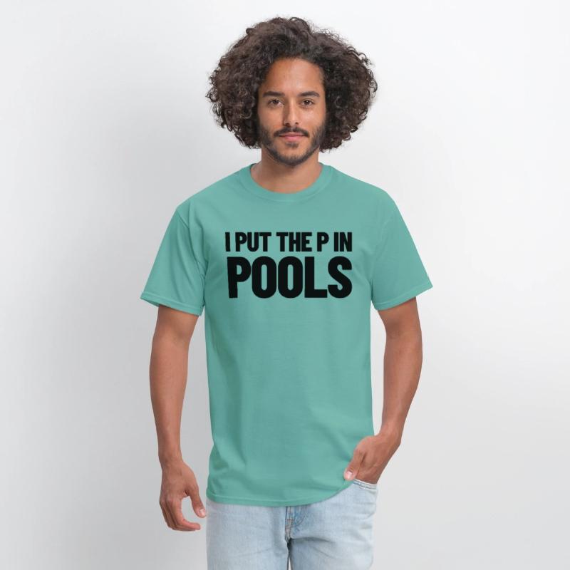 I Put The P In Pools Swimming Humor I Pee In Pools
