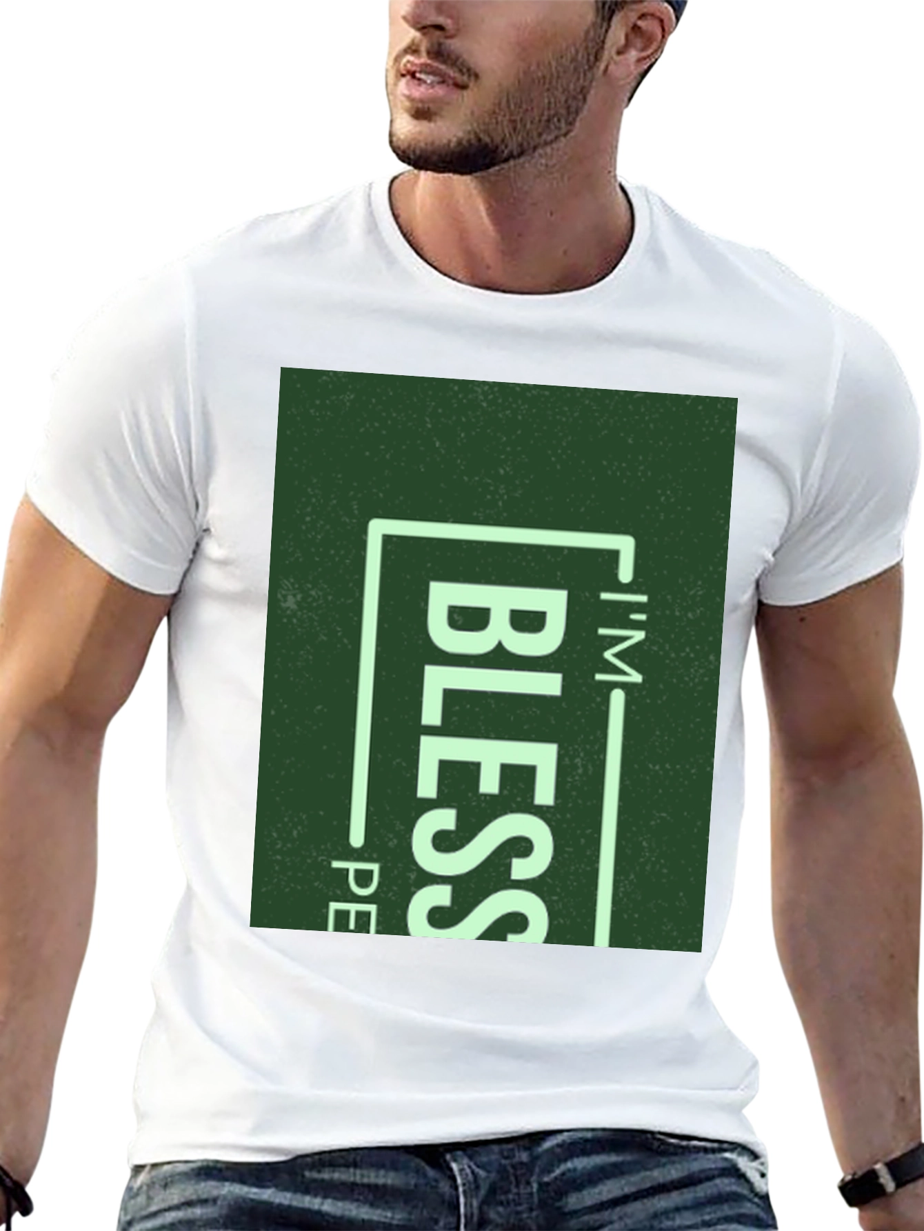 Blessed Printed Graphic Tee - Stylish & Comfortable