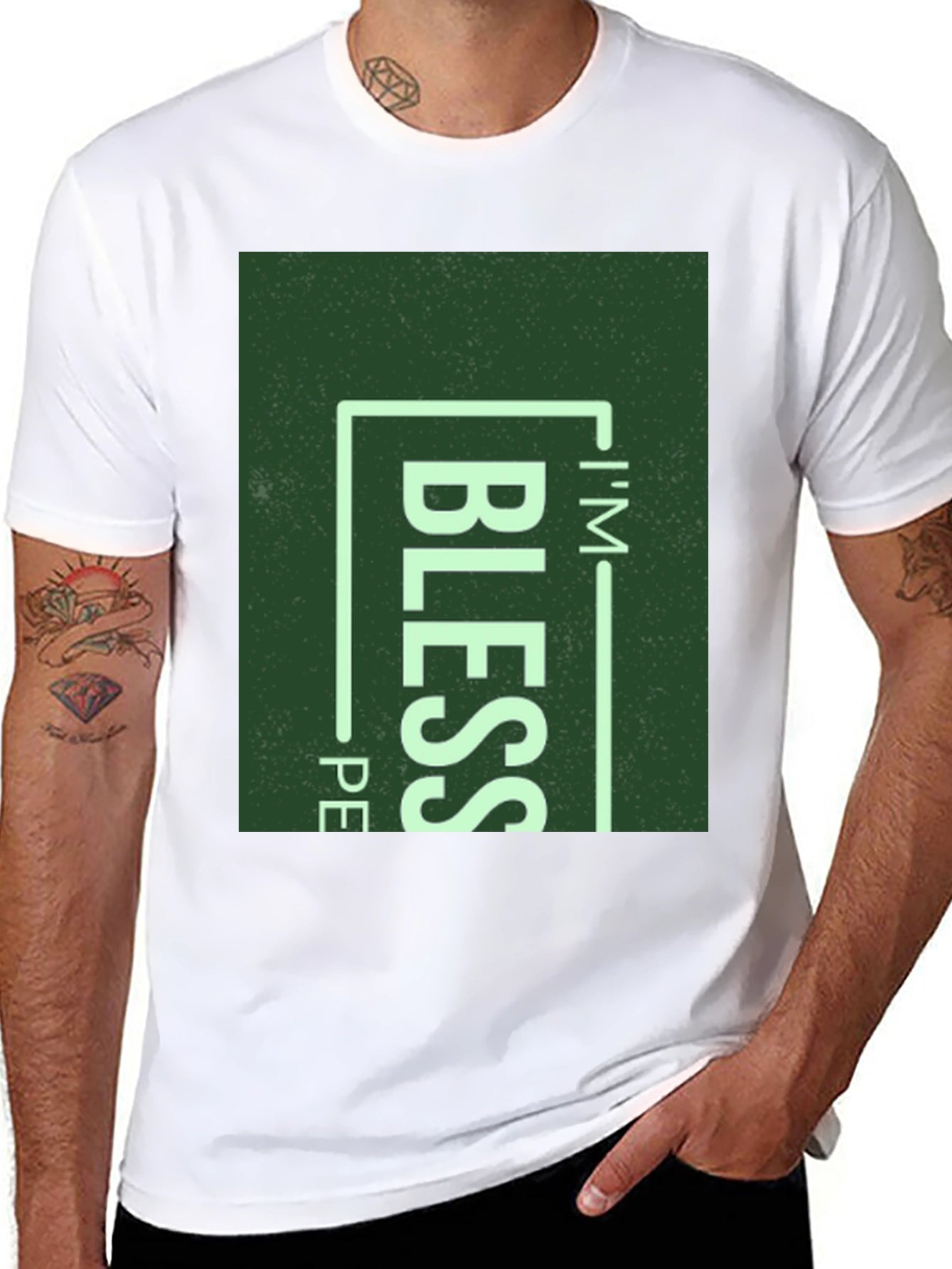 Blessed Printed Graphic Tee - Stylish & Comfortable