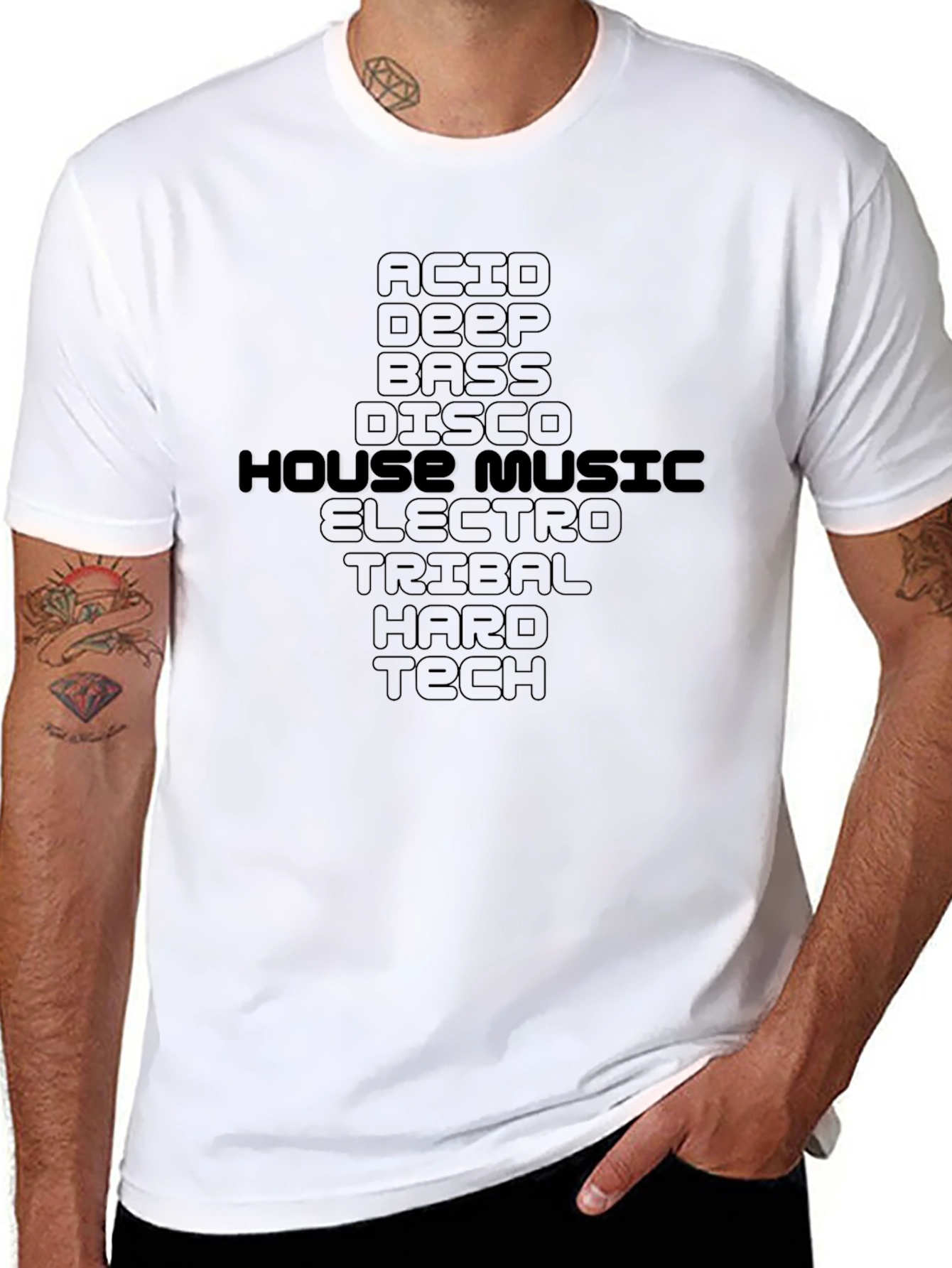 House Music T-Shirt - DJ Rave Party Tee