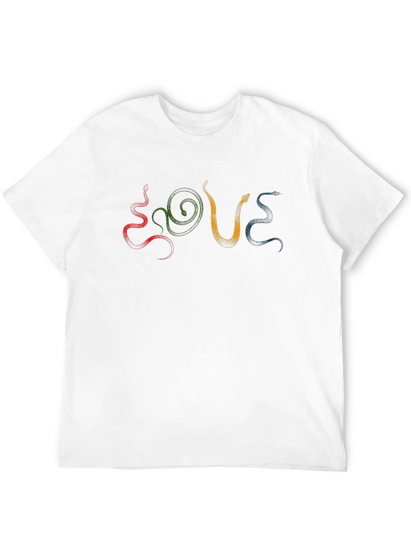 Snake Love T-Shirt - Artistic Graphic Tee