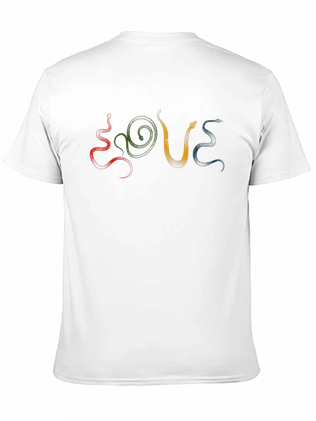 Snake Love T-Shirt - Artistic Graphic Tee
