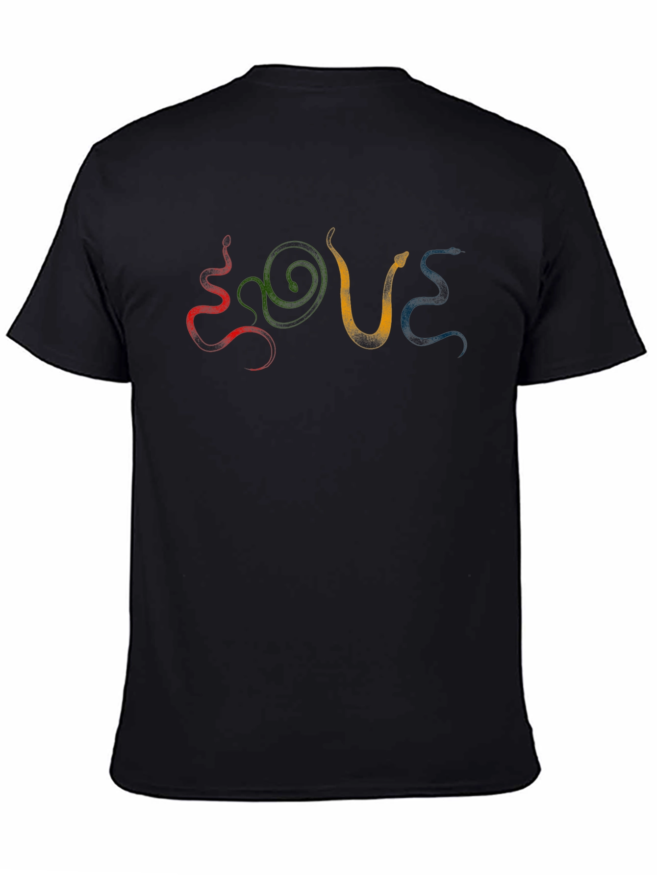 Snake Love T-Shirt - Artistic Graphic Tee